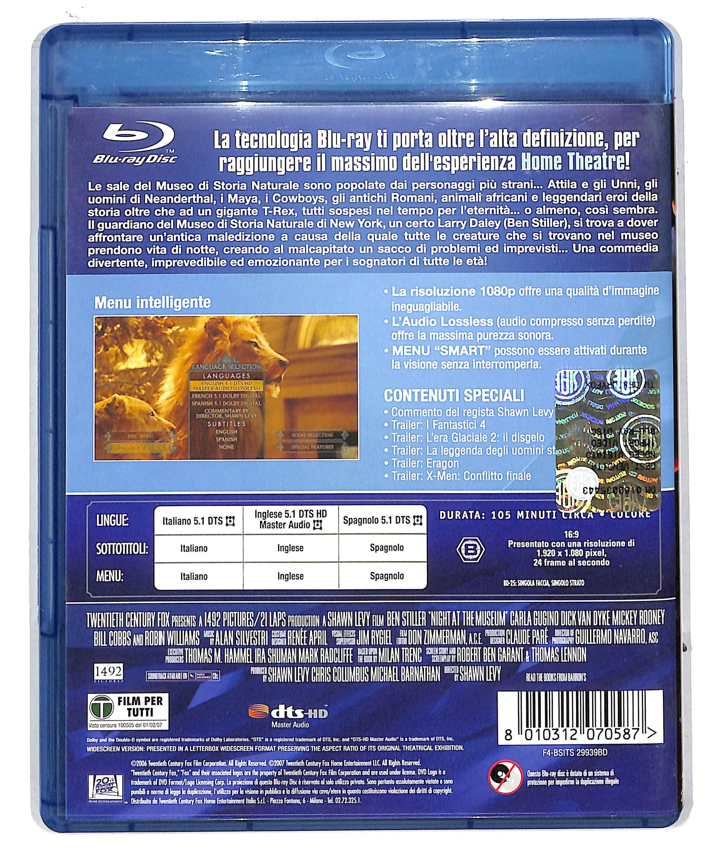 EBOND Una Notte Al Museo BLURAY DB600652