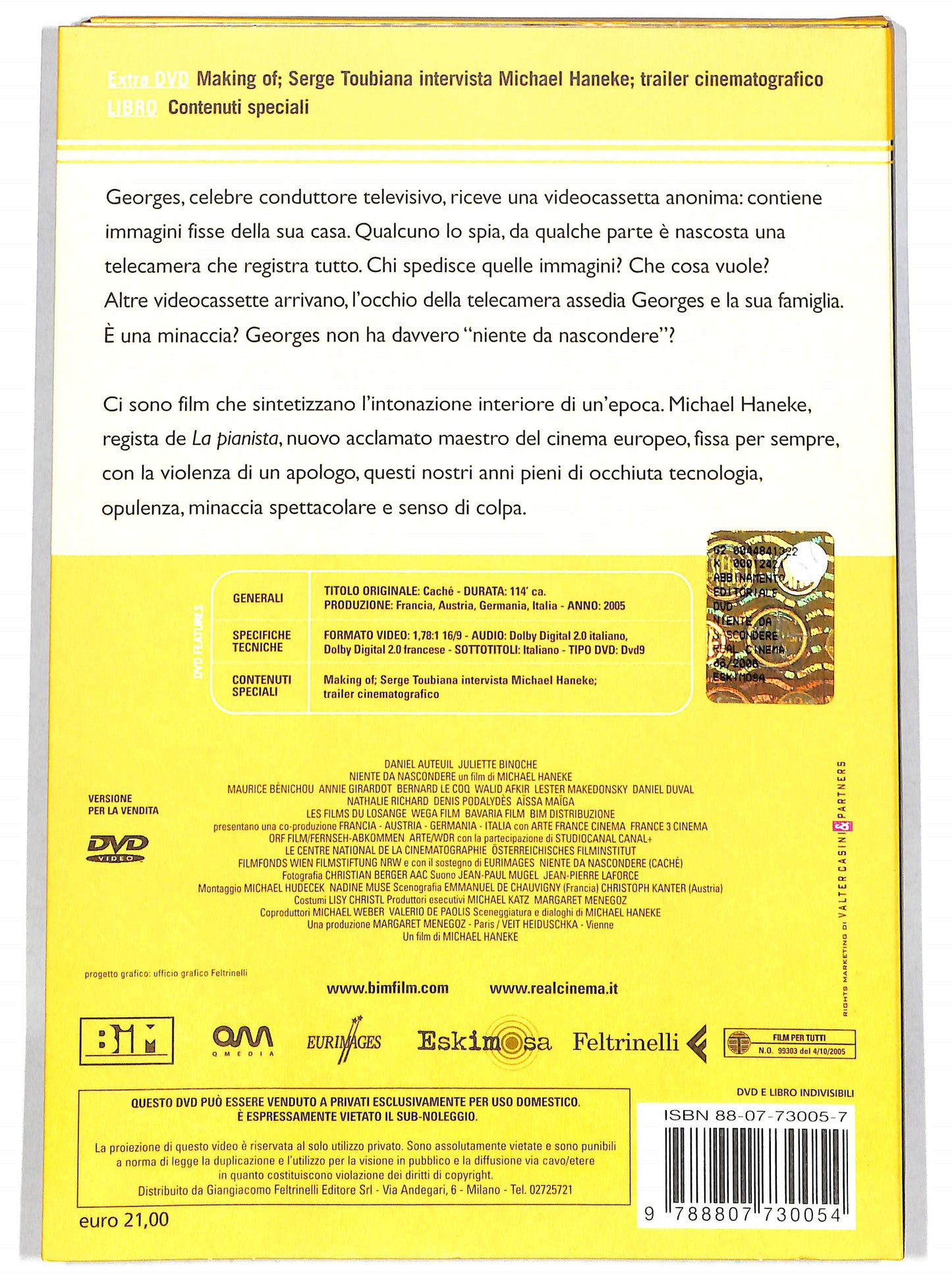 EBOND Niente da nascondere DVD DB600656
