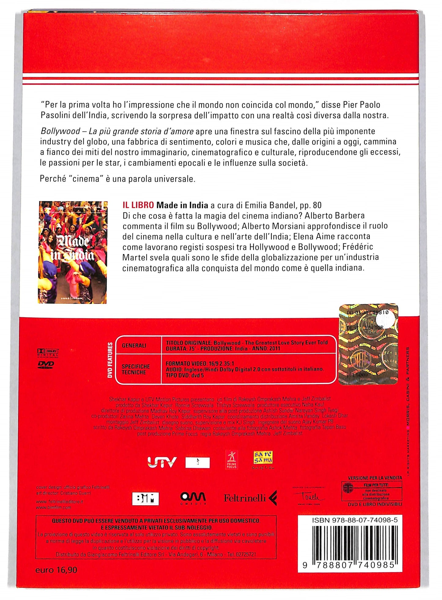 EBOND Bollywood - La piu grande storia d'amore DVD DB600662