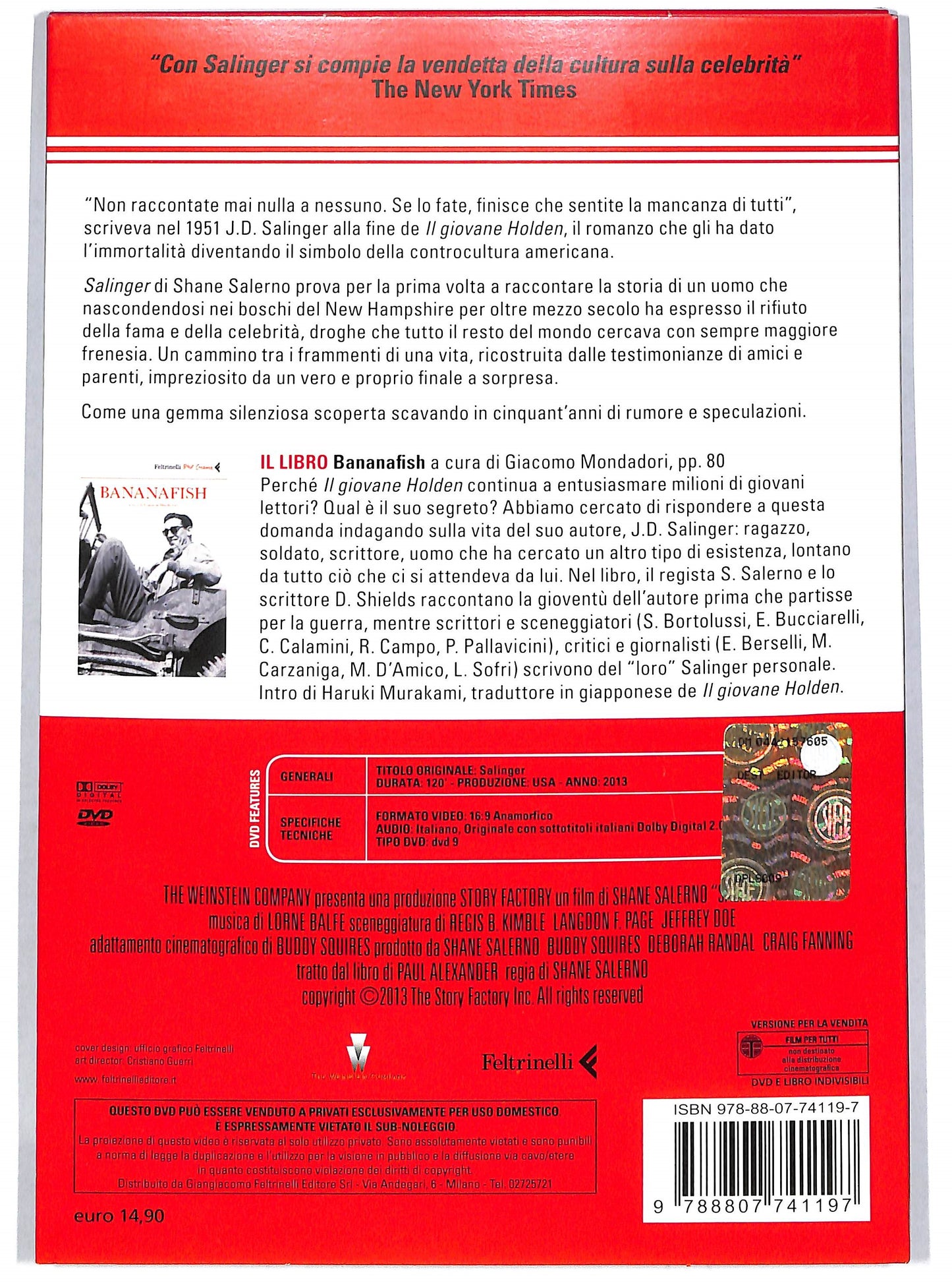 EBOND Salinger (dvd + libro) DVD DB600664