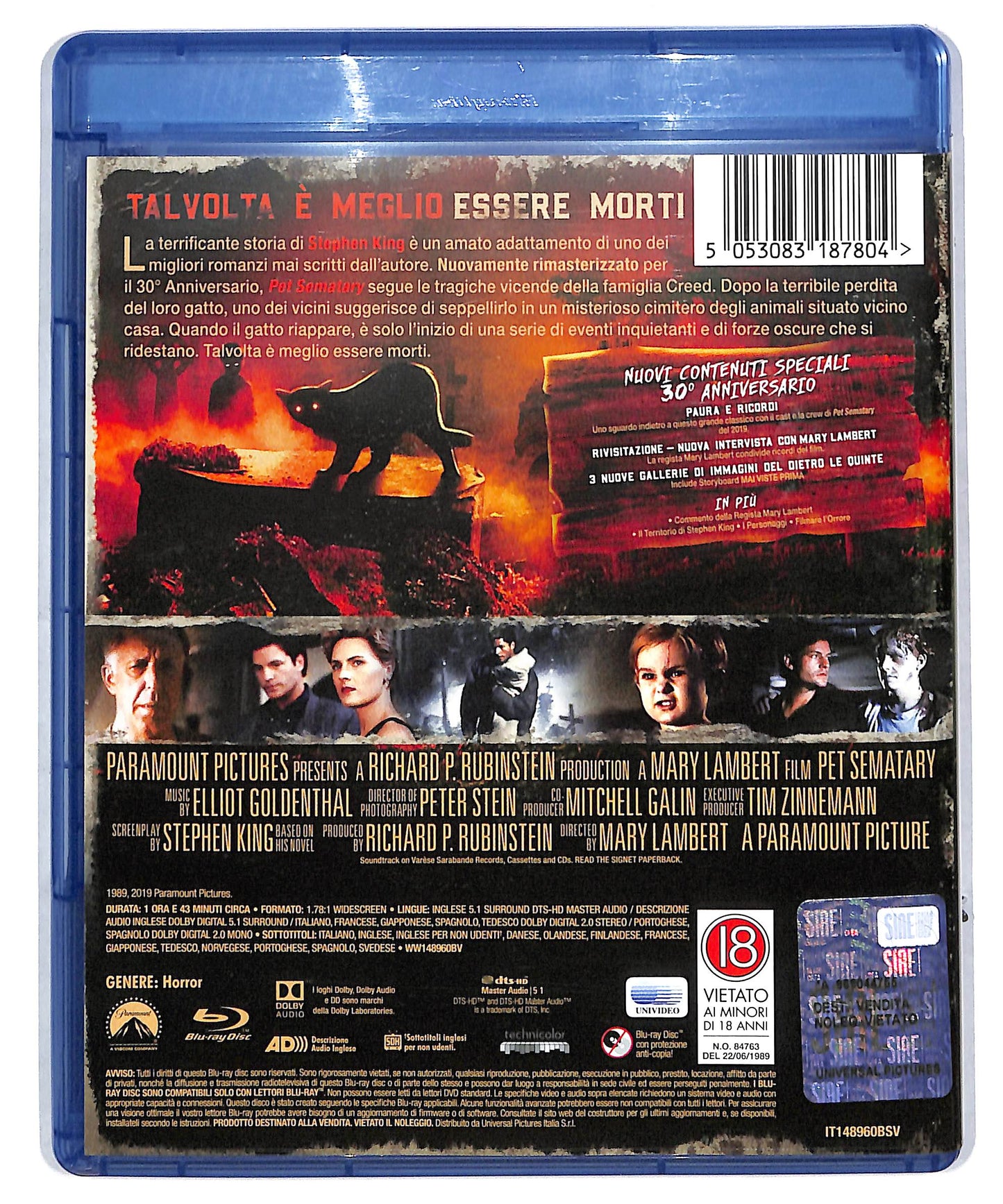 EBOND Pet Sematary - Cimitero Vivente BLURAY DB600913