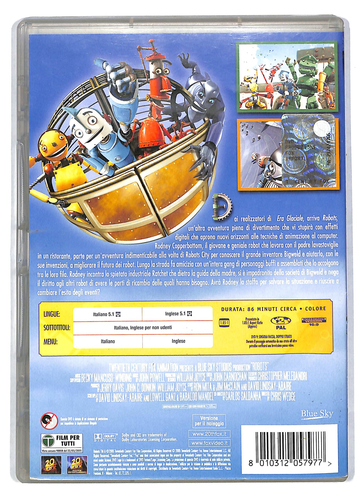 EBOND Robots NOLEGGIO DVD DB600948