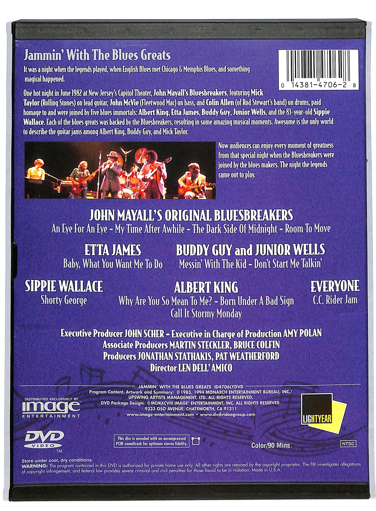 EBOND Jammin' with Blues greats SNAPPER DVD DB600967