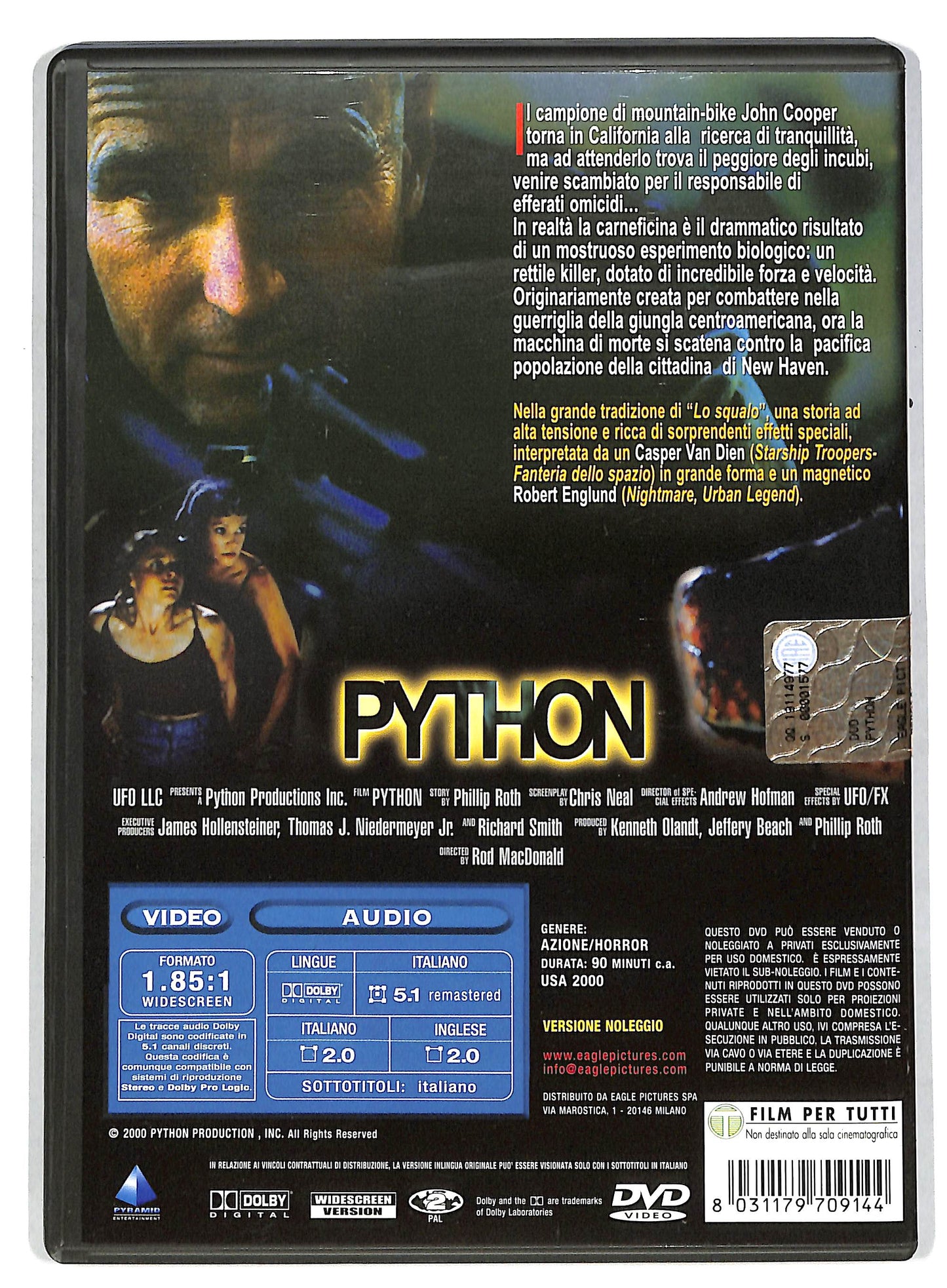 EBOND Python NOLEGGIO DVD DB601105