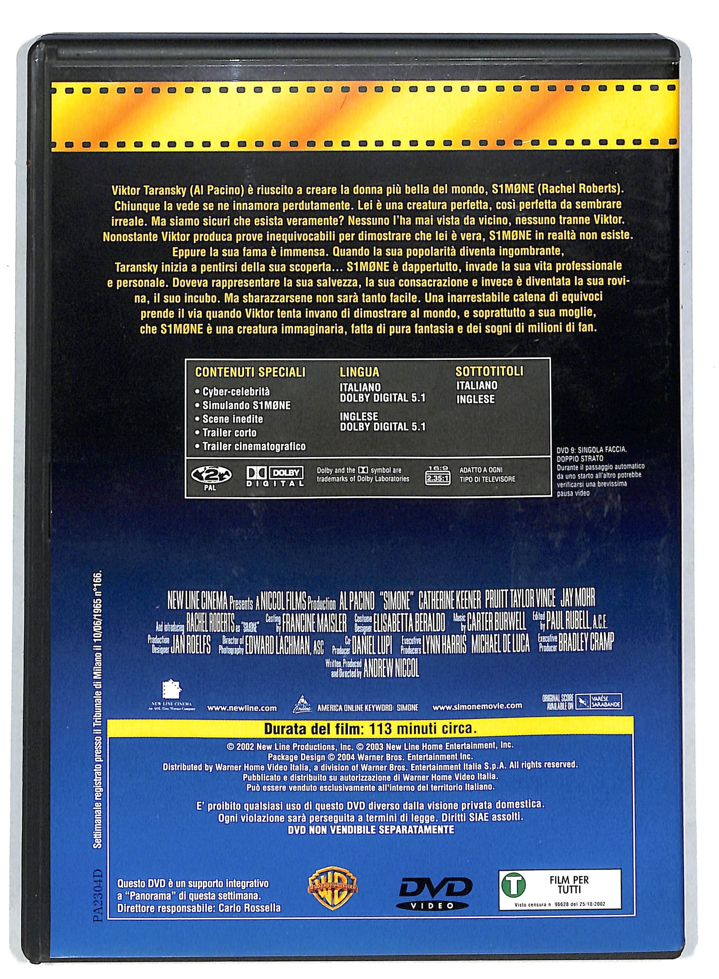 EBOND S1m0ne EDITORIALE DVD DB601139