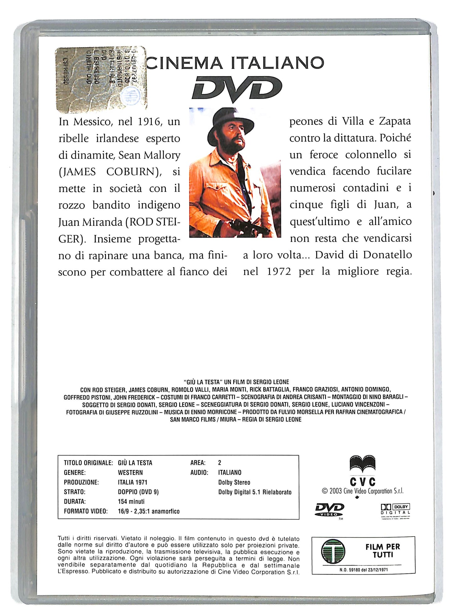 EBOND Giu la testa EDITORIALE DVD DB601152