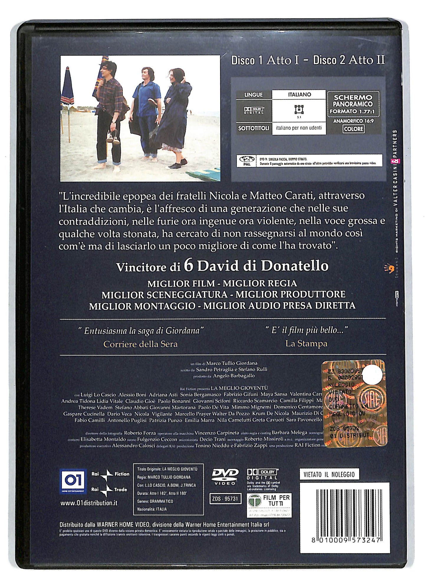 EBOND La meglio gioventu atto 1 e 2 DVD DB601153