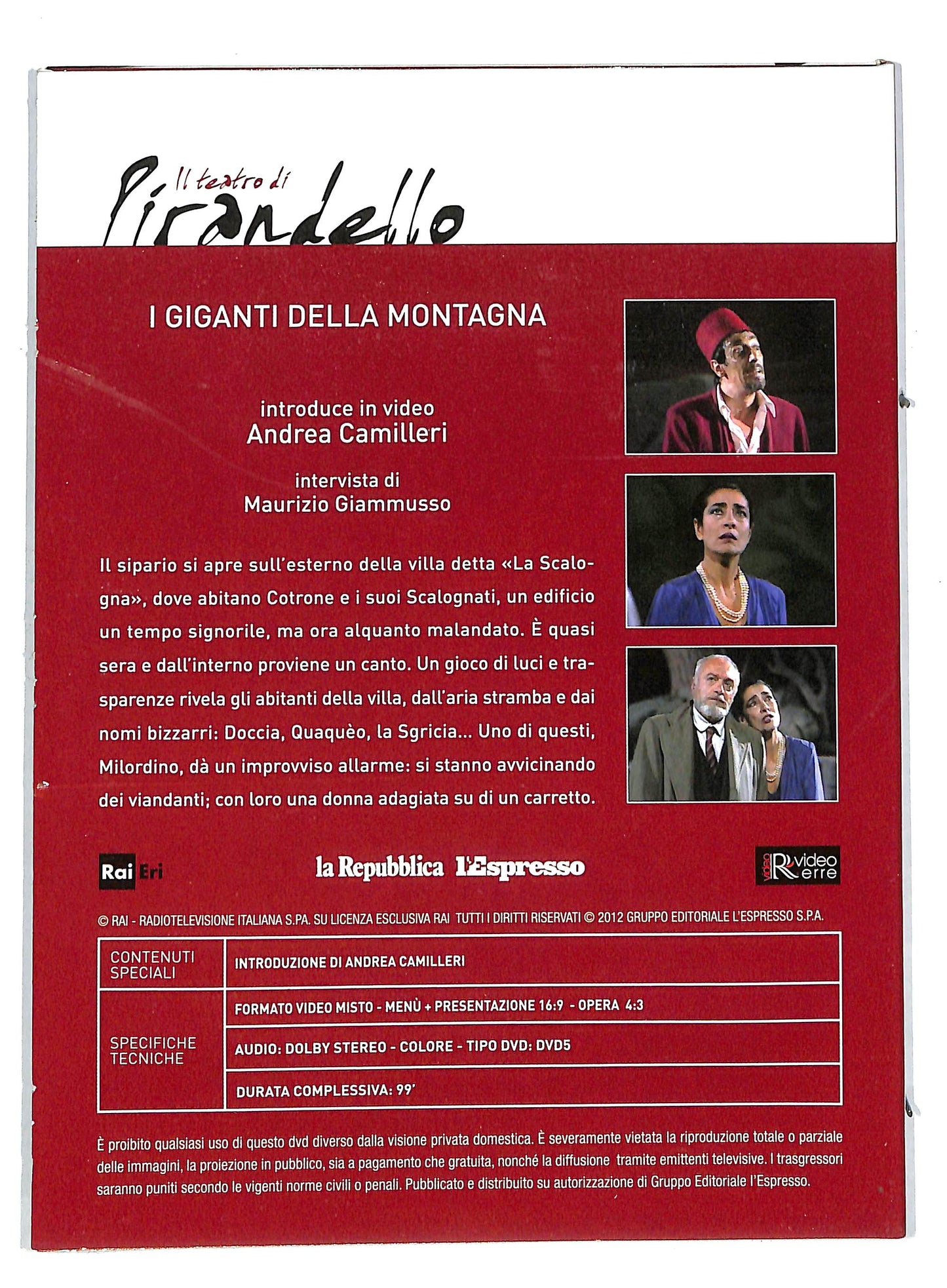 EBOND I giganti della montagna EDITORIALE DVD DB601163