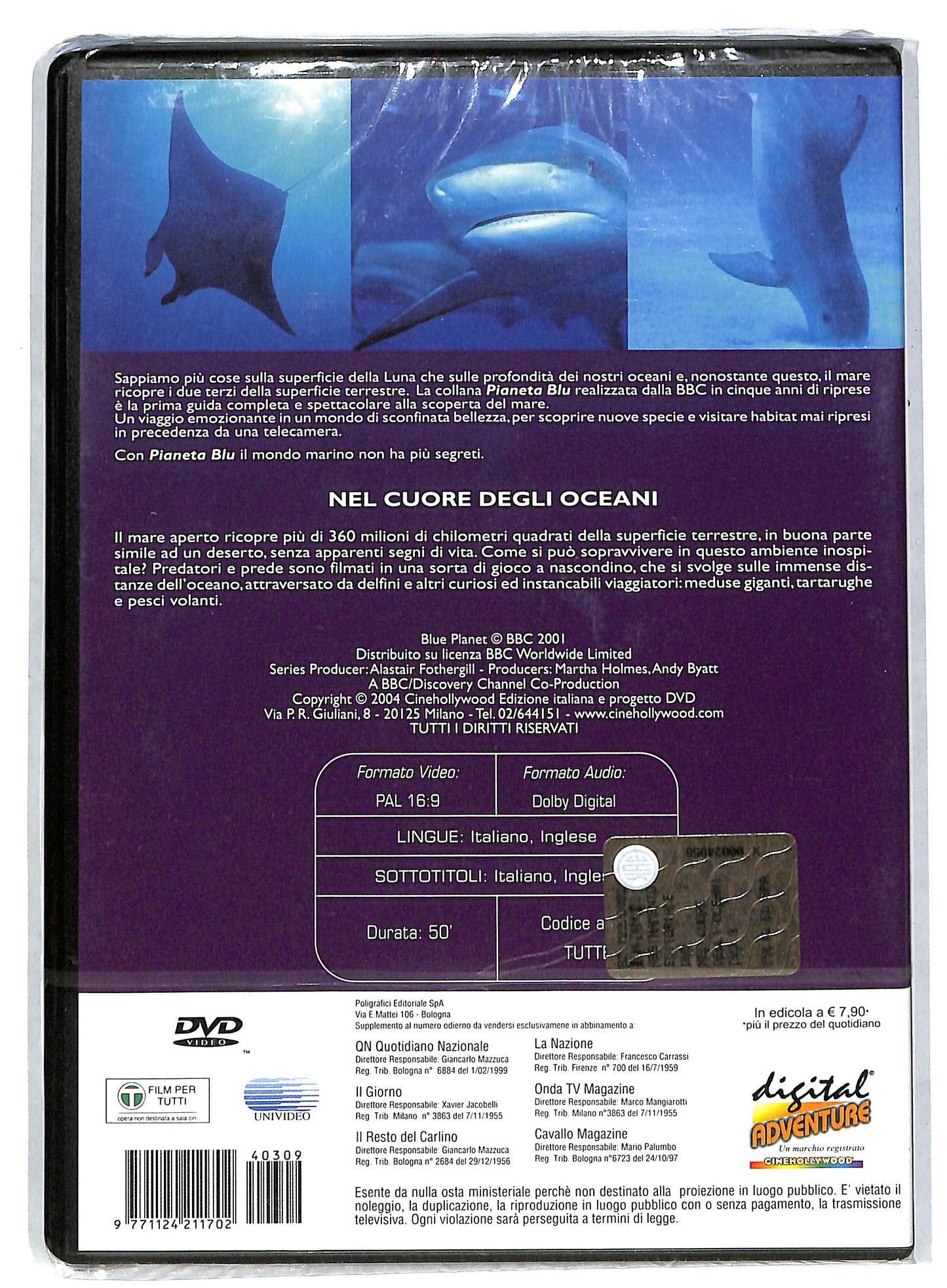 EBOND Pianeta blu vol 3 - nel cuore degli oceani EDITORIALE DVD DB601305
