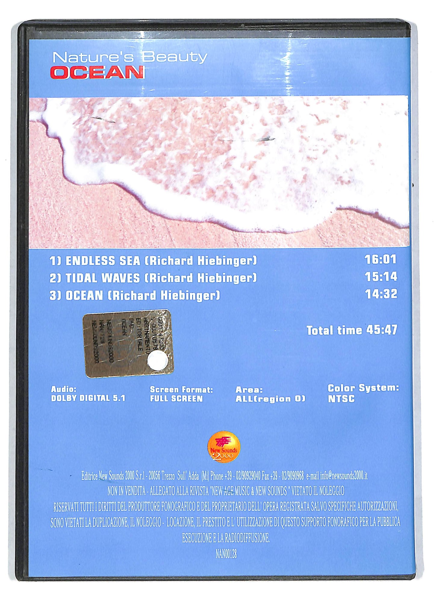 EBOND Nature's beauty ocean - New age and new sounds EDITORIALE DVD DB601309