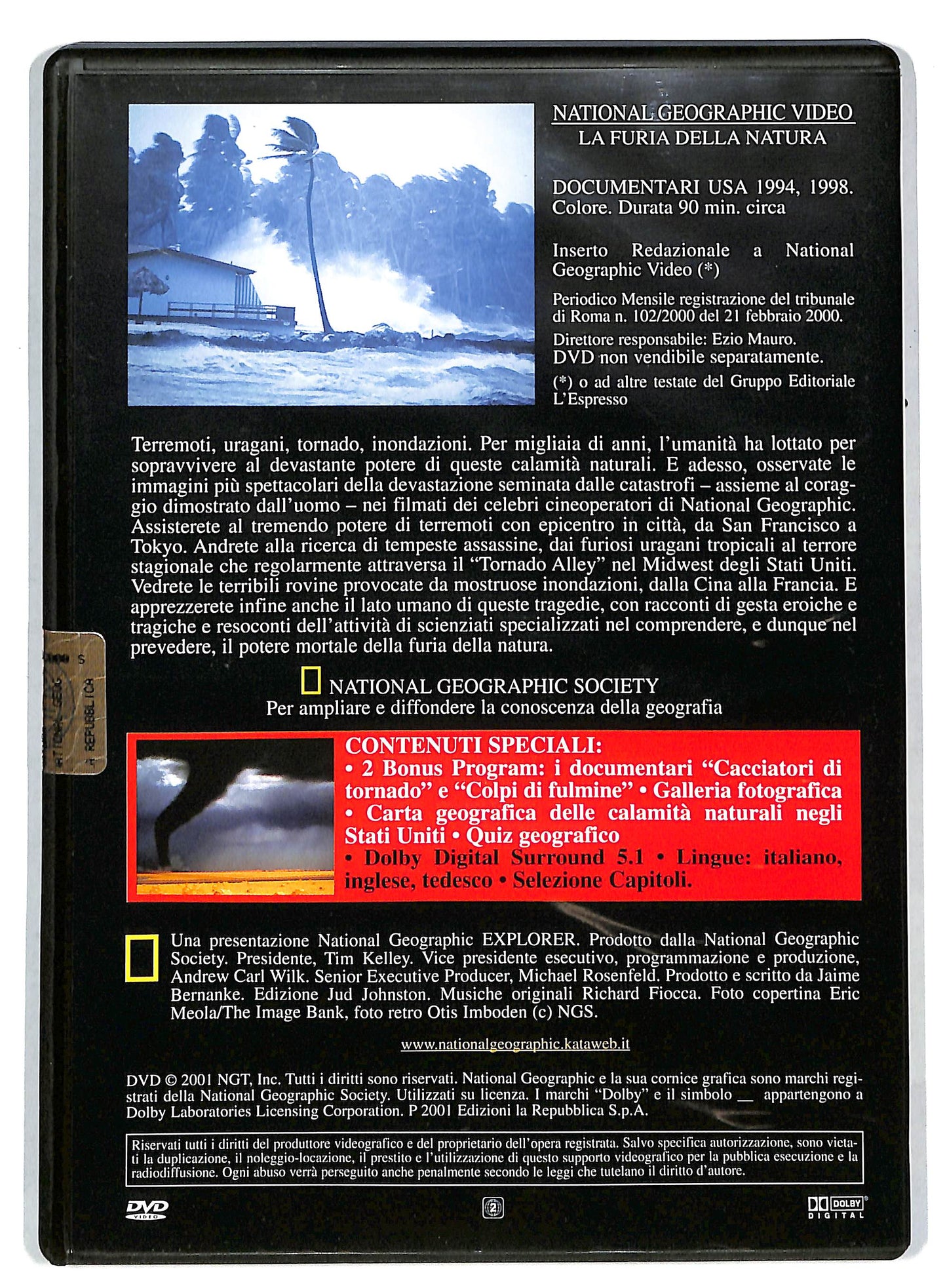 EBOND La furia della natura EDITORIALE DVD DB601329
