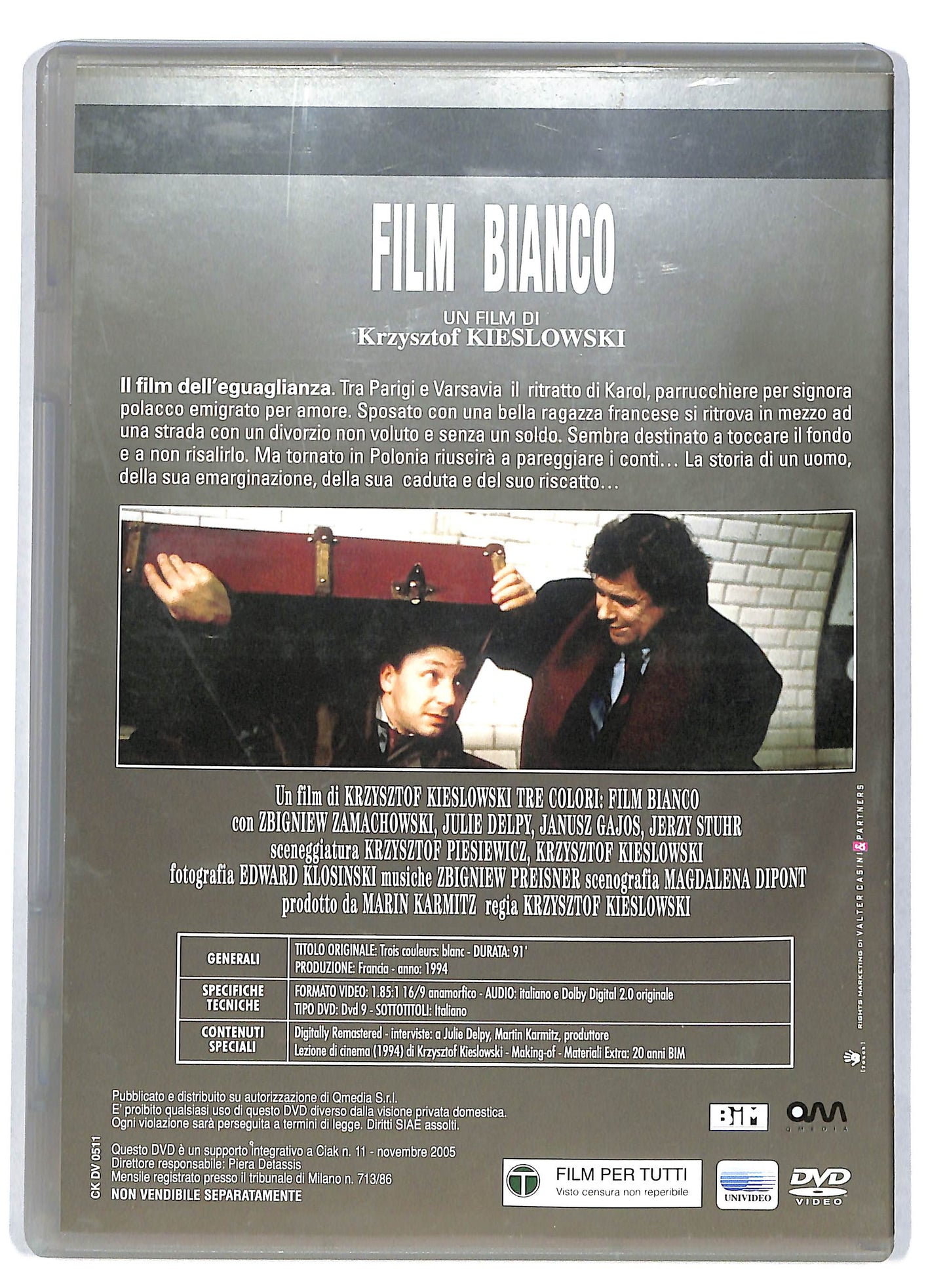 EBOND Tre colori - Film bianco EDITORIALE DVD DB601930