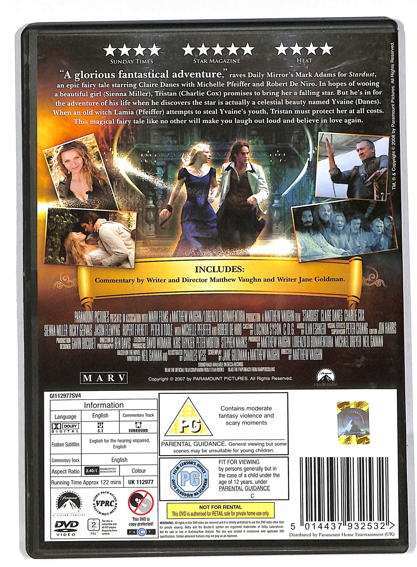 EBOND Stardust EDIZIONE UK DVD DB602107