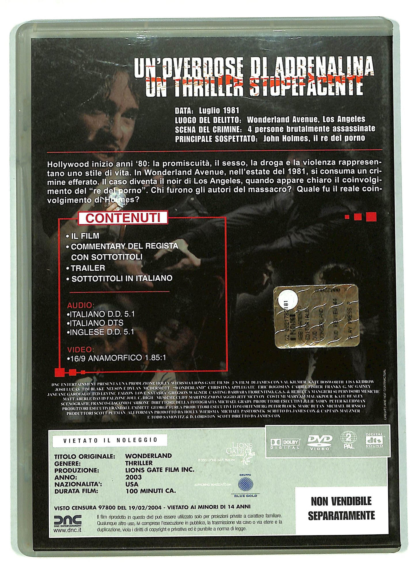 EBOND Wonderland EDITORIALE DVD DB602402