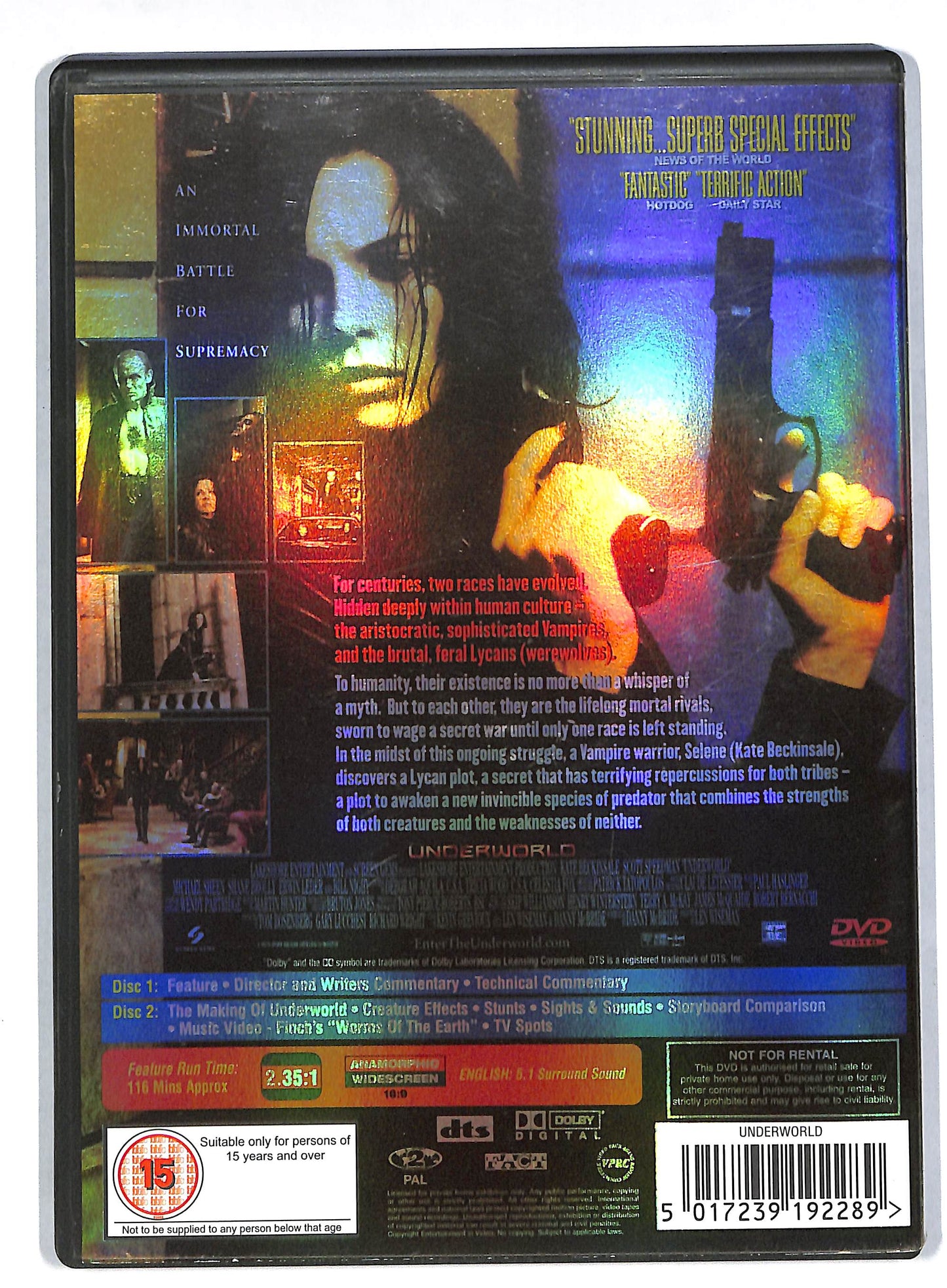 EBOND Underworld Set EDIZIONE UK DVD DB602406
