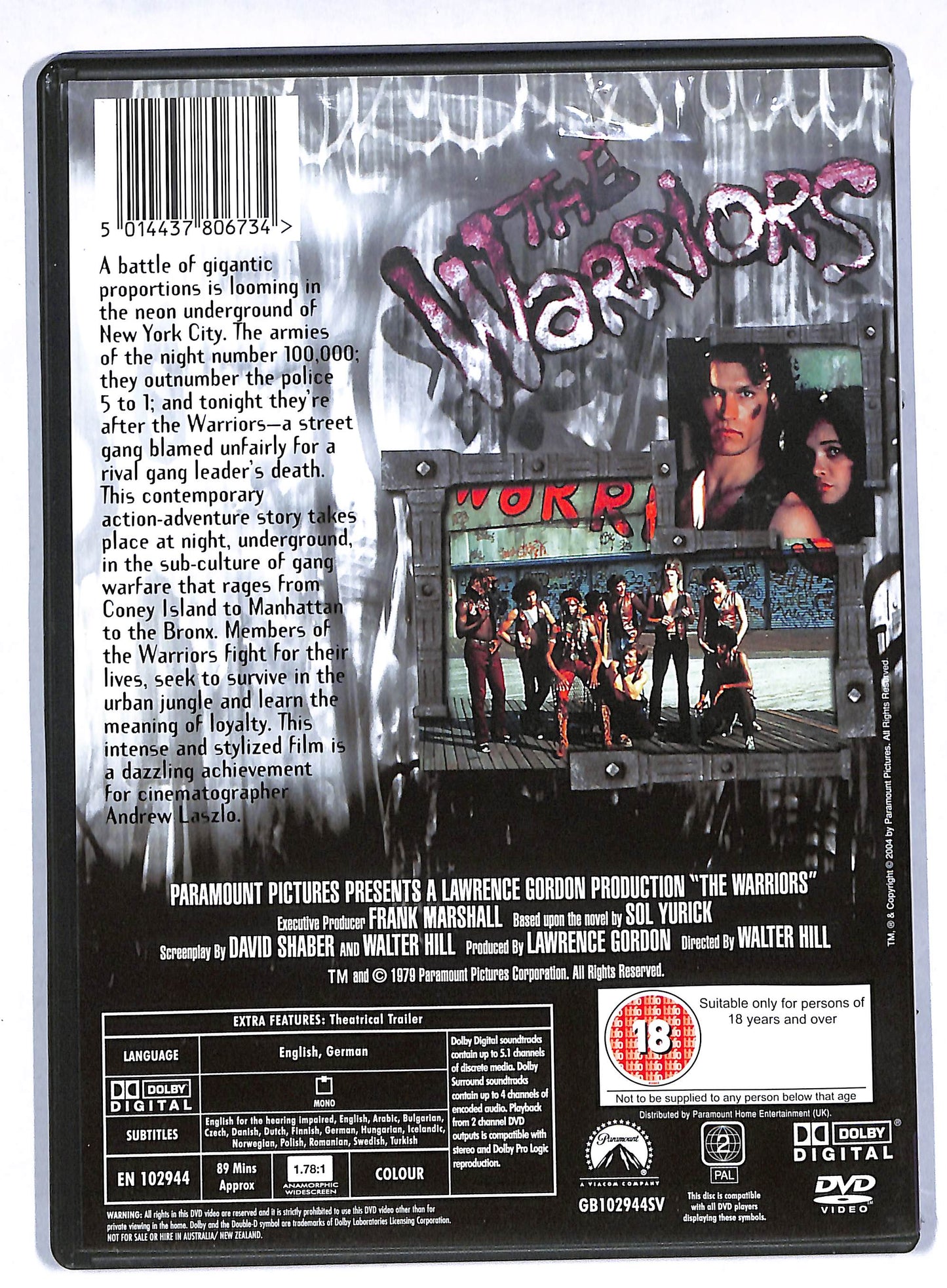 EBOND The Warriors EDIZIONE UK DVD DB602440