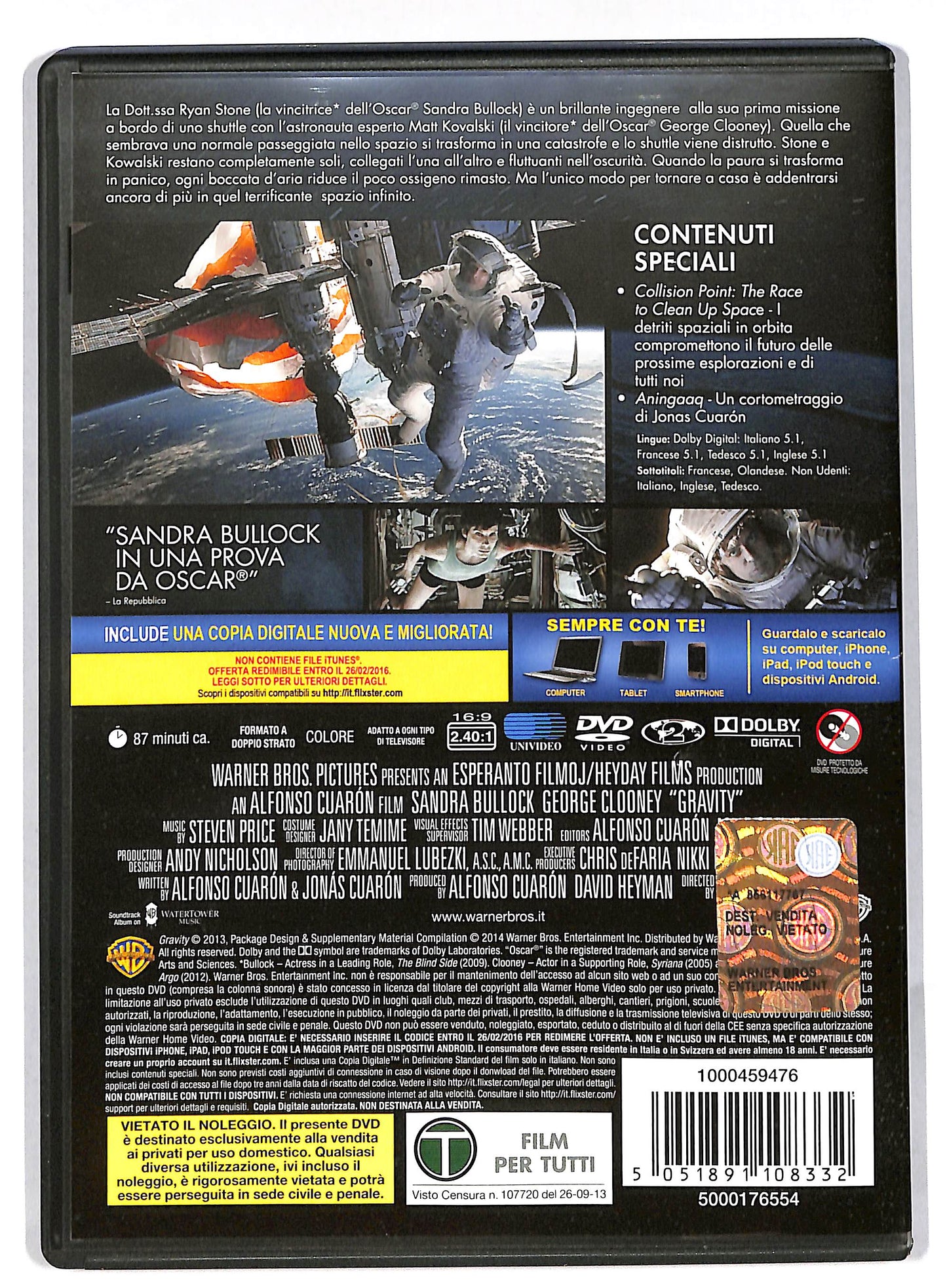 EBOND Gravity DVD DB602459