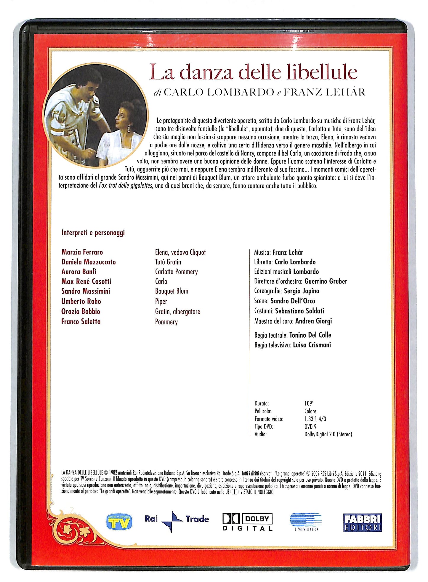 EBOND Le Grandi Operette - La Danza Delle Libellule EDITORIALE DVD DB602806