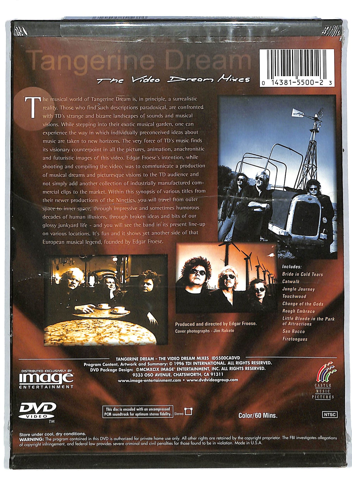 EBOND Tangerine dream - Video Dream Mixes SNAPPER DVD DB602823