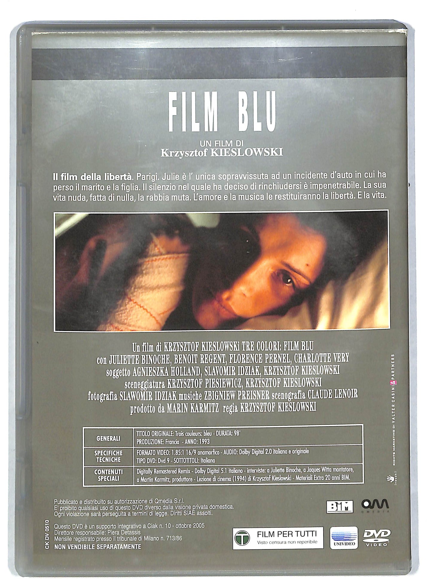 EBOND Tre colori - Film blu EDITORIALE DVD DB602826