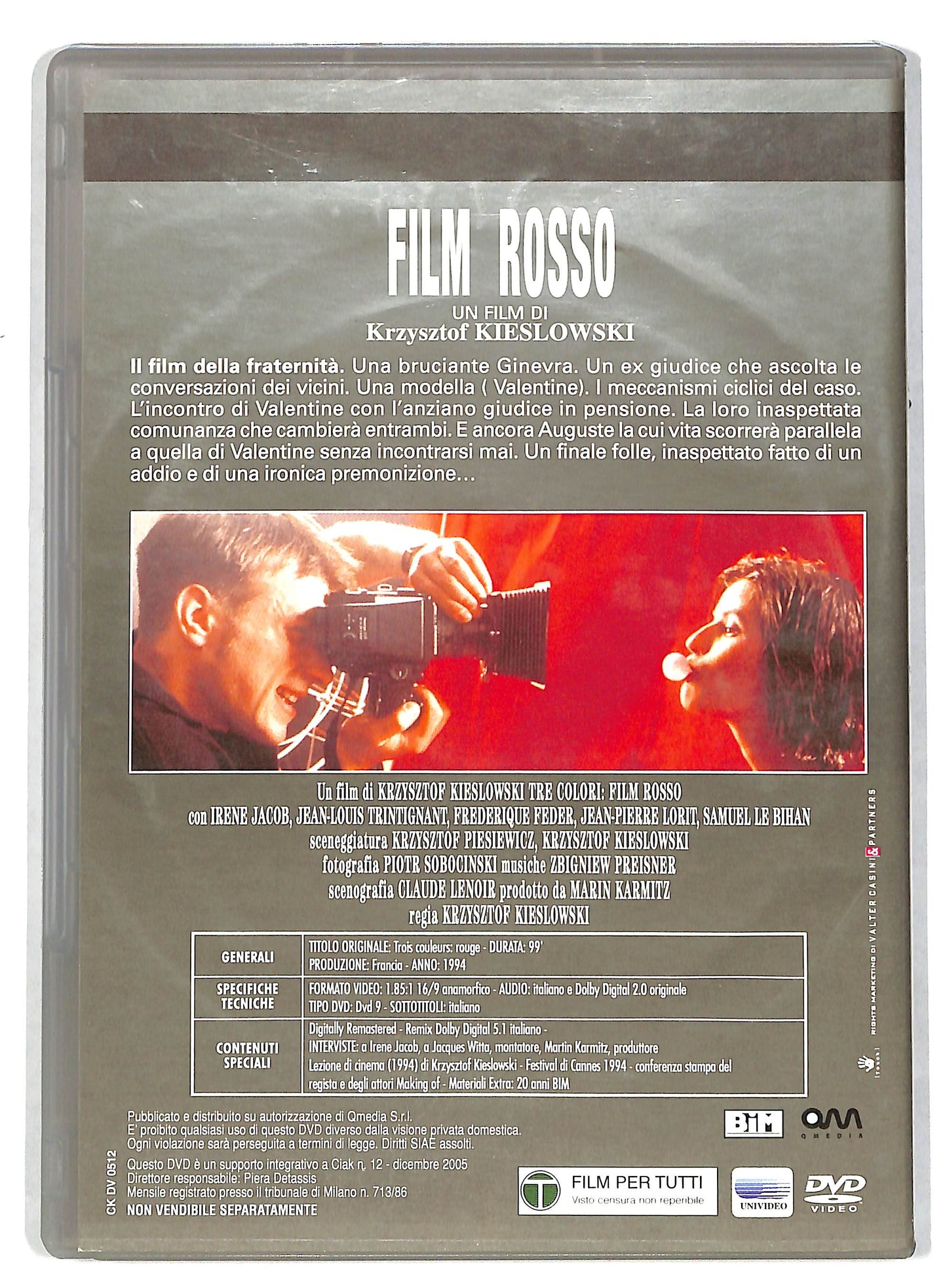 EBOND Film rosso EDITORIALE DVD DB602832