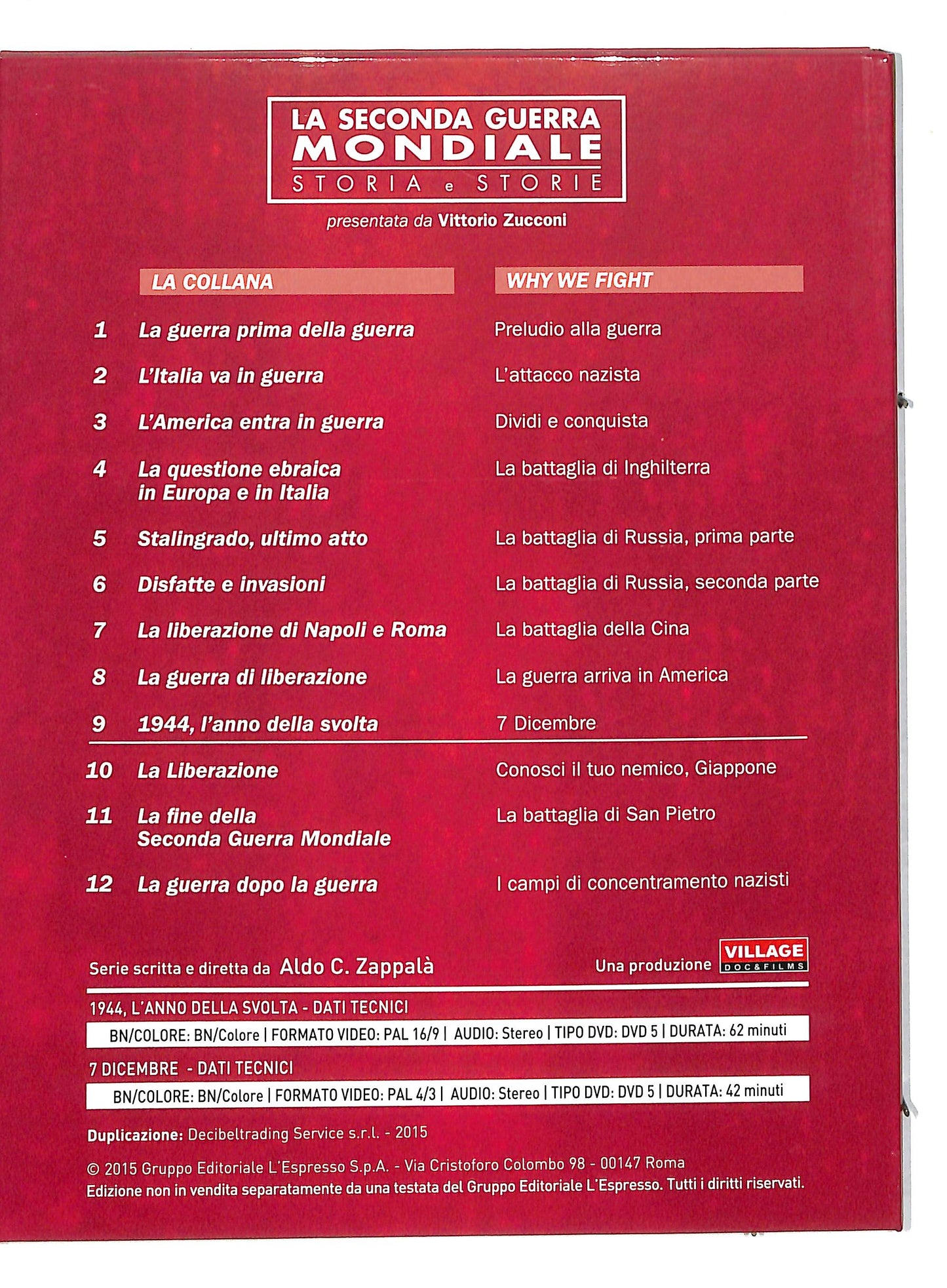 EBOND La seconda guerra - 1994 l'anno della svolta EDITORIALE DVD DB602846