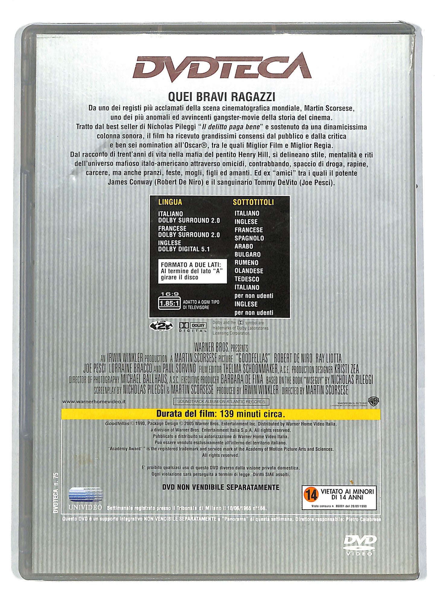 EBOND Quei bravi ragazzi EDITORIALE DVD DB602867