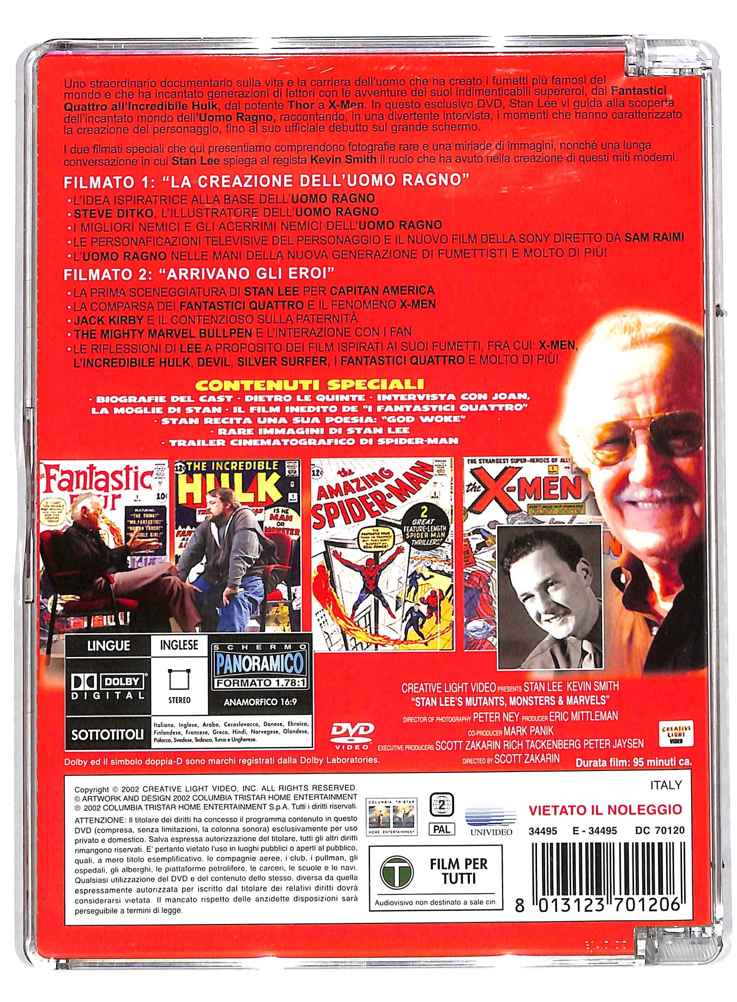 EBOND Stan lee mostri e meraviglie SJB DVD DB603103