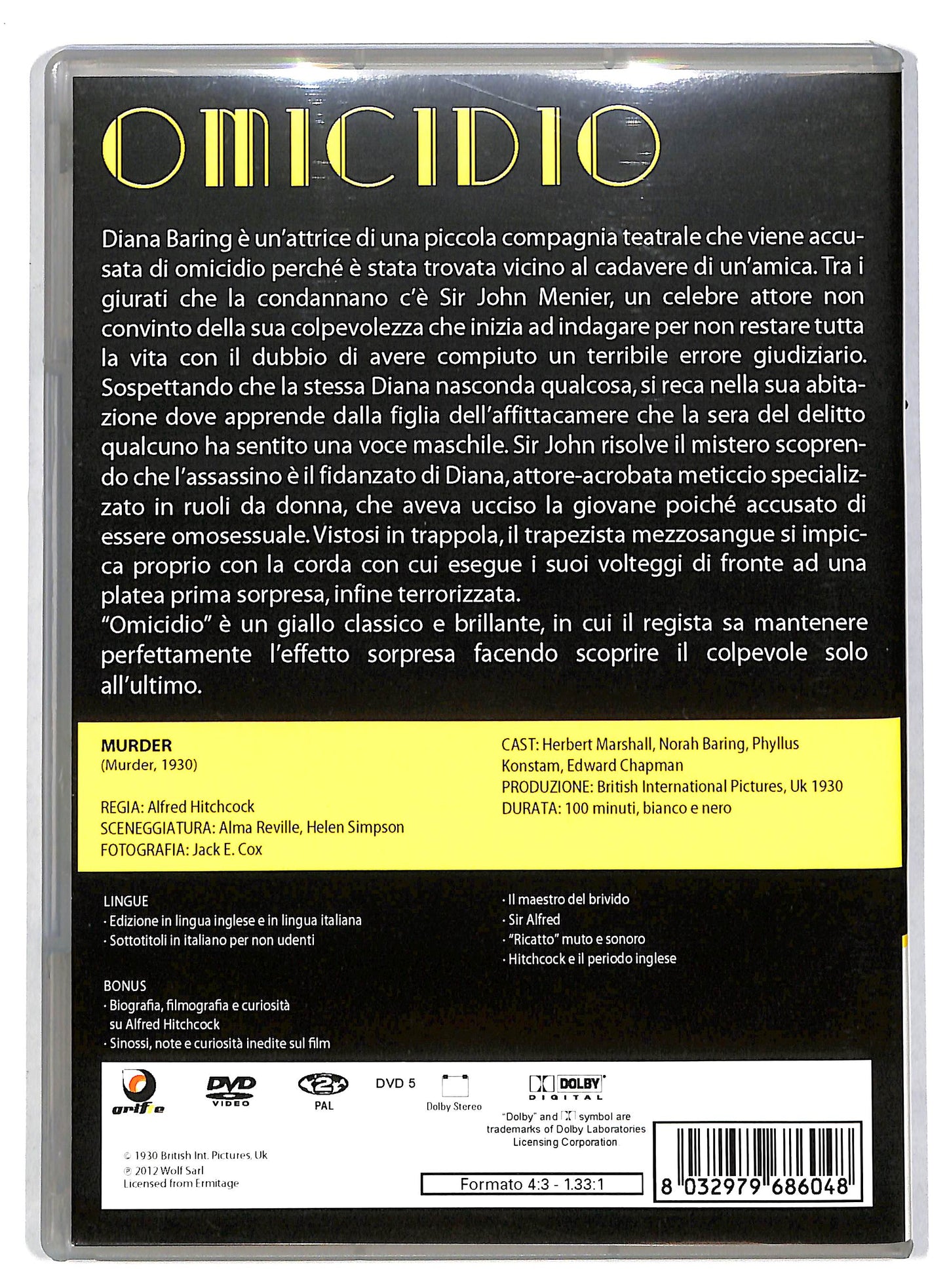 EBOND Omicidio DVD DB603133