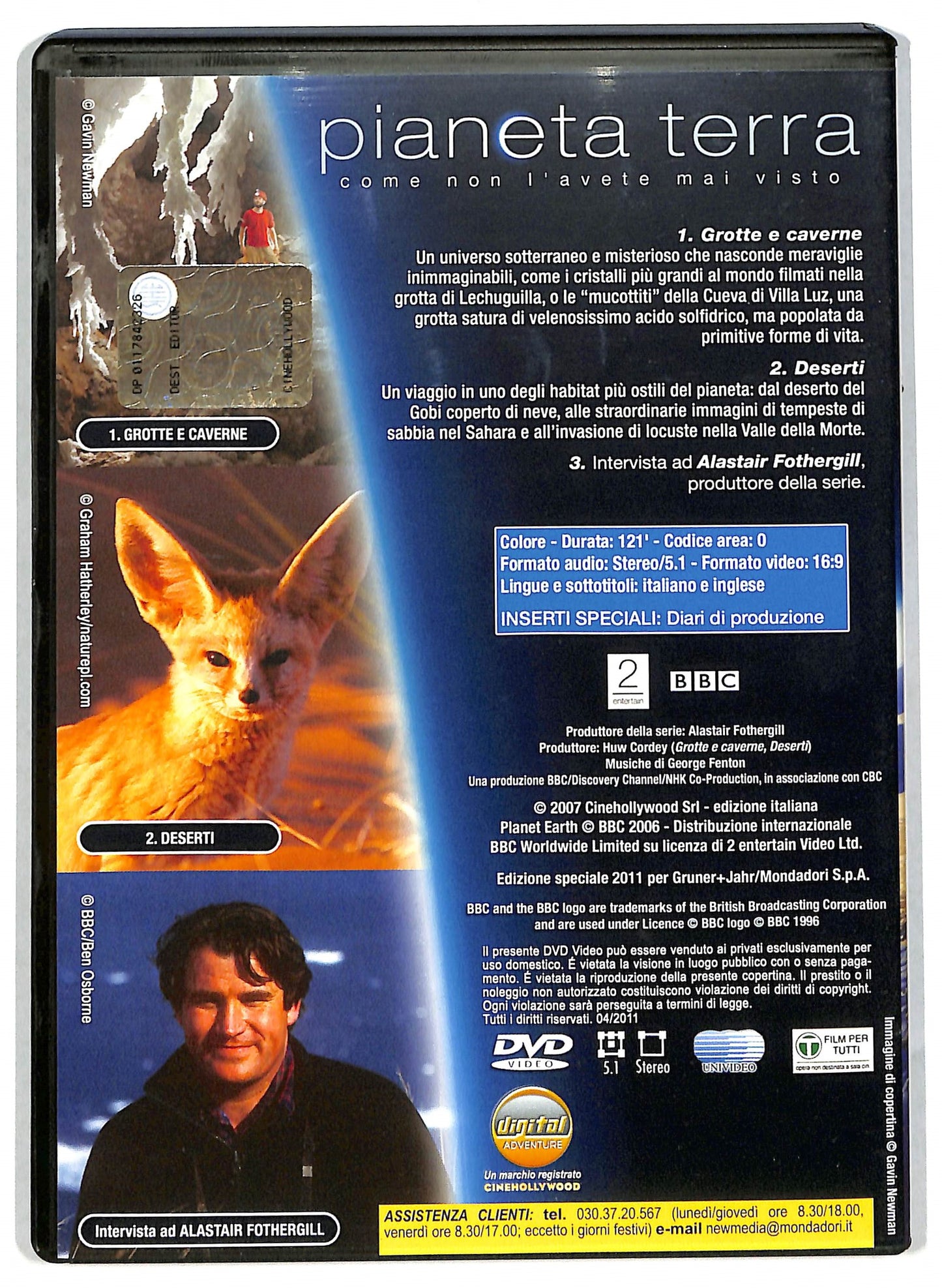 EBOND Pianeta terra - deserti e caverne EDITORIALE DVD DB603144