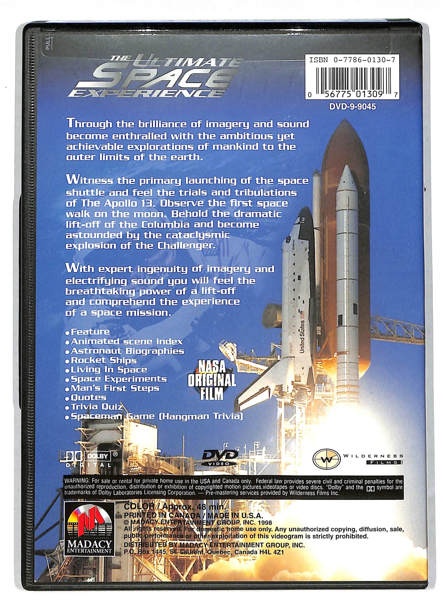EBOND The Ultimate Space Experience edizione UK DVD DB603152