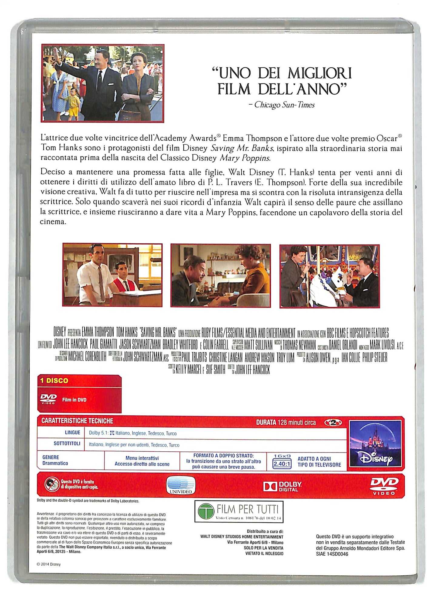 EBOND Saving Mr. Banks EDITORIALE DVD DB603247