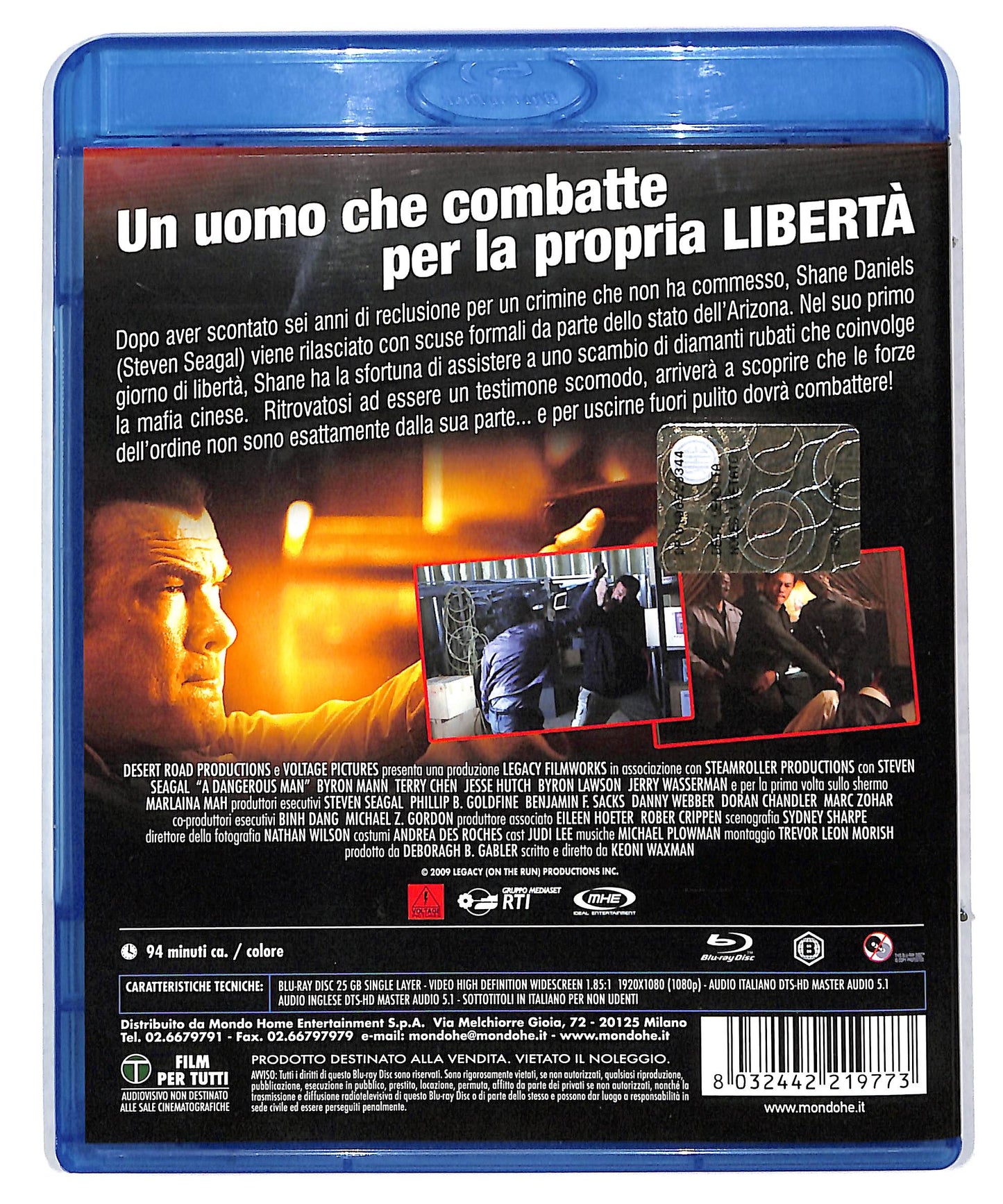 EBOND A dangerous man - Solo contro tutti BLURAY DB604117