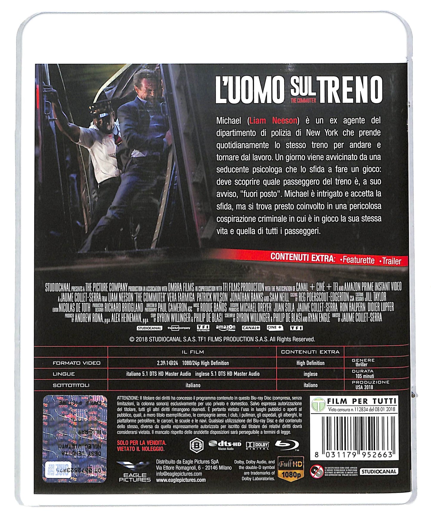 EBOND L'uomo sul treno BLURAY DB604309
