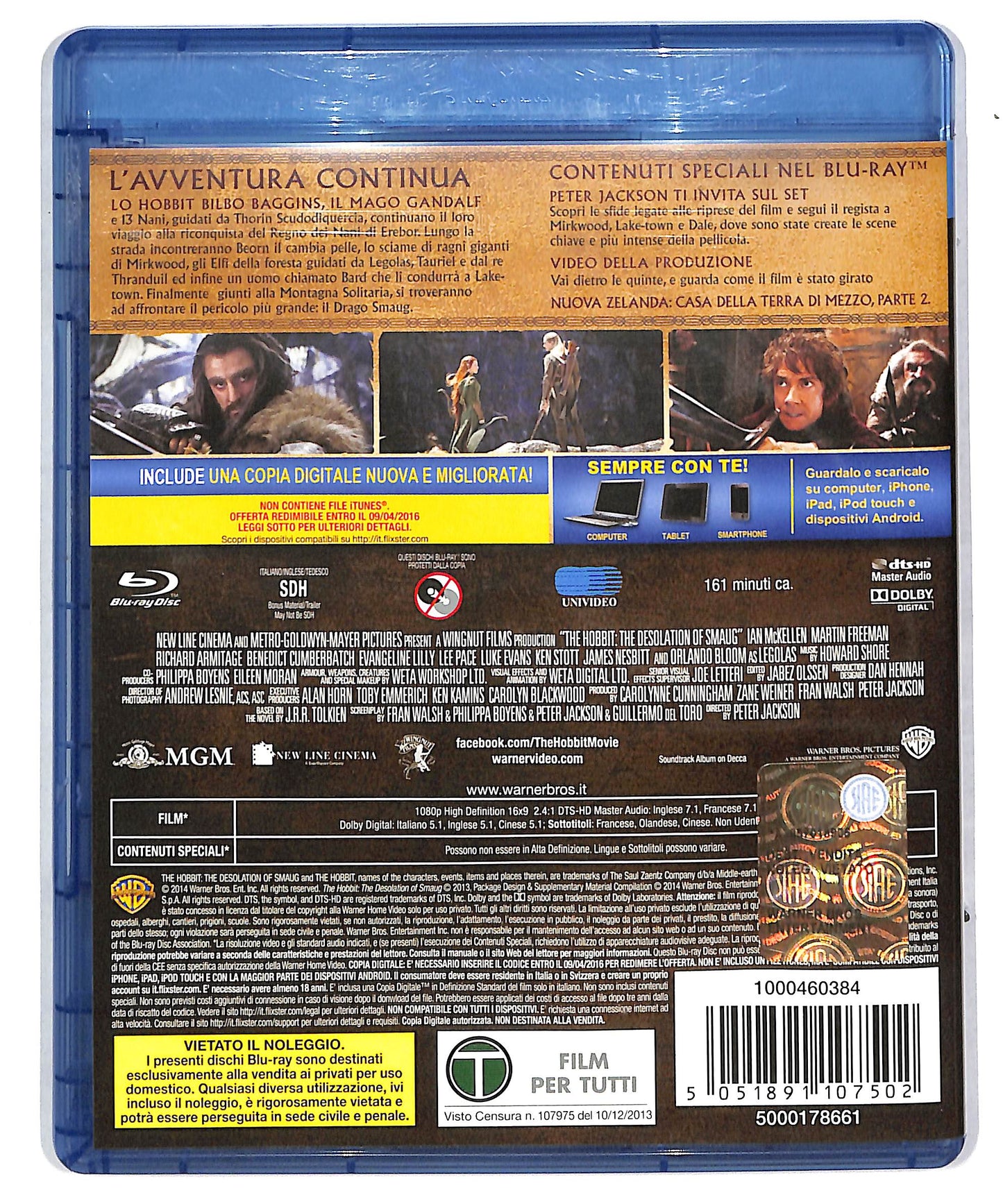 EBOND Lo Hobbit - La desolazione di Smaug BLURAY DB604612