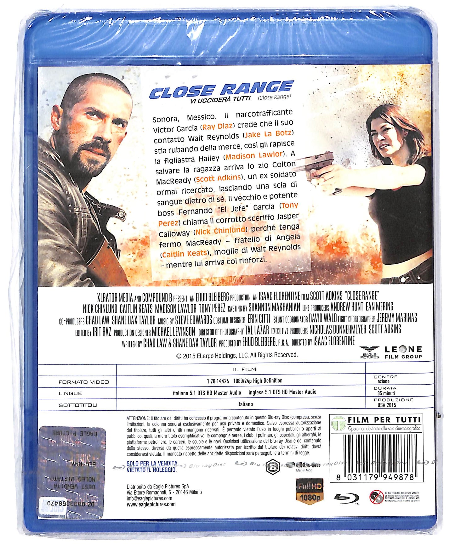 EBOND Close Range - Vi uccidera tutti BLURAY DB604640