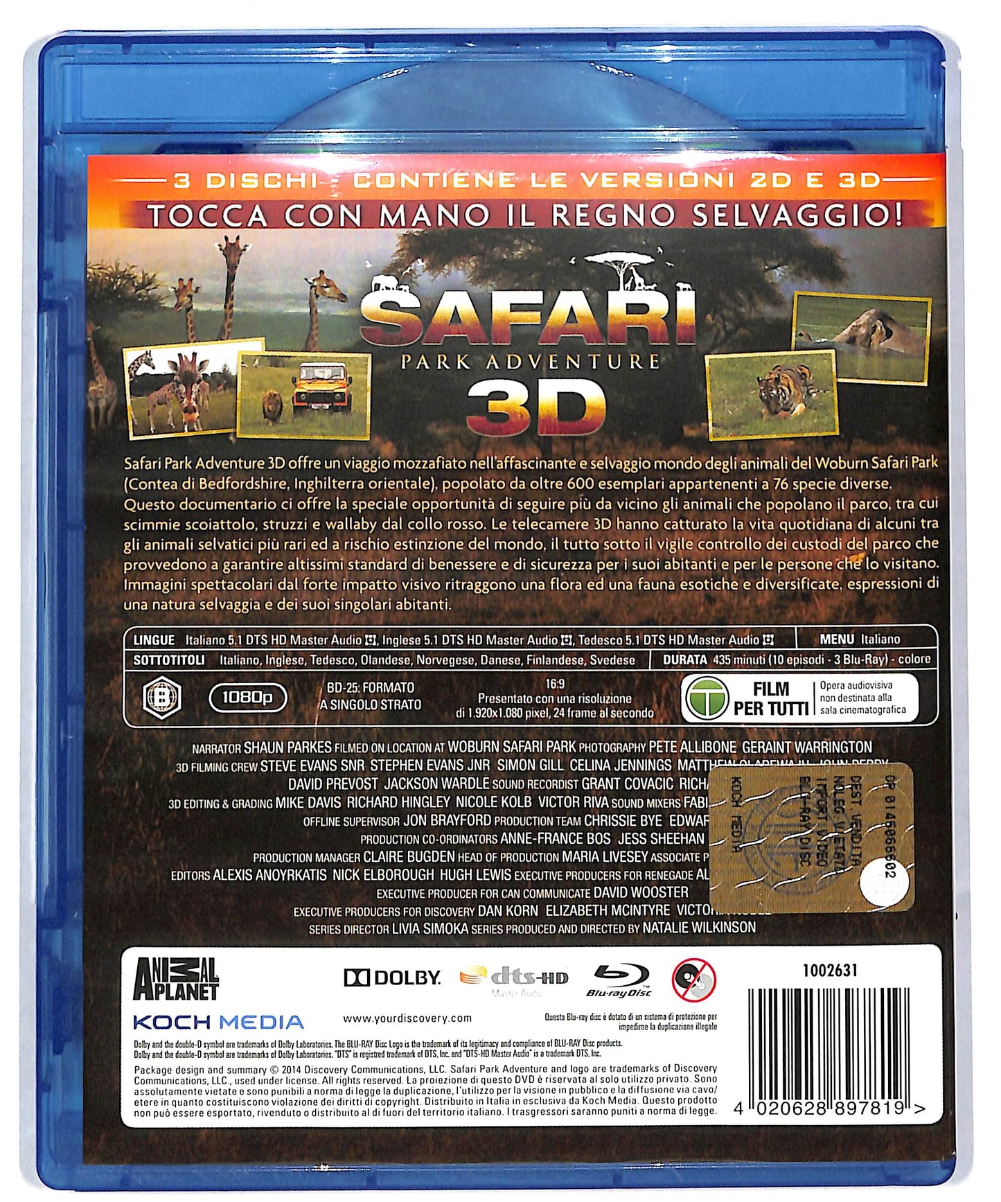 EBOND Safari - Park adventure (2D+3D) BLURAY DB604643