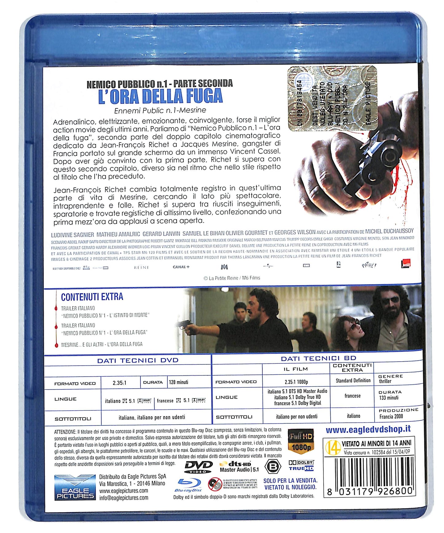 EBOND Nemico pubblico N 1 - L'ora della fuga BLURAY DB604674