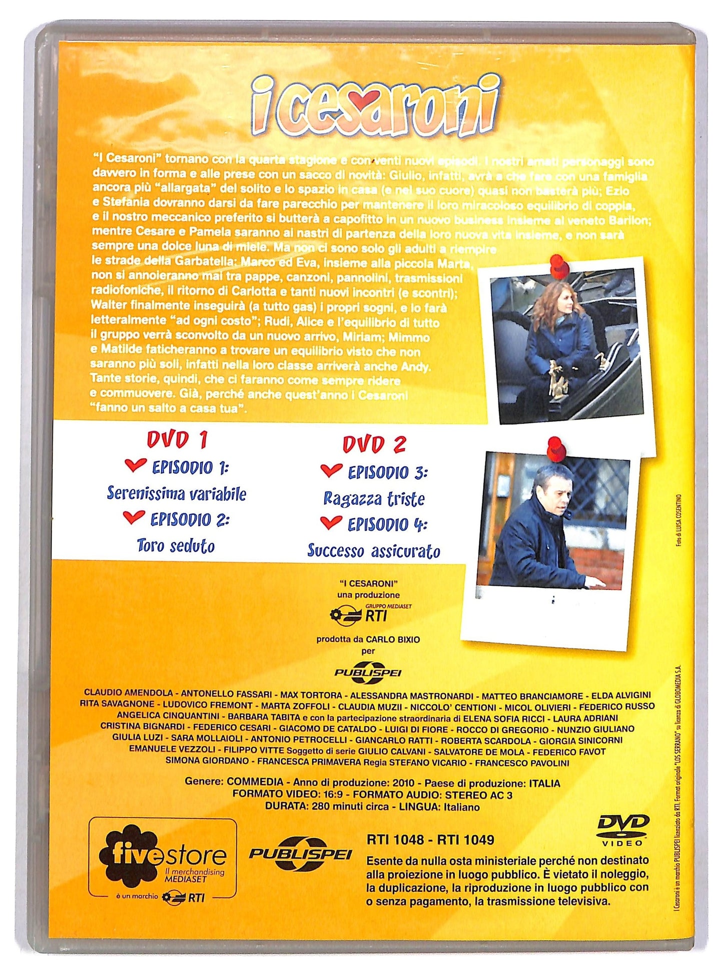 EBOND I Cesaroni Quarta Stagione Vol. 1 Episodi 1 - 4 EDITORIALE DVD DB605322