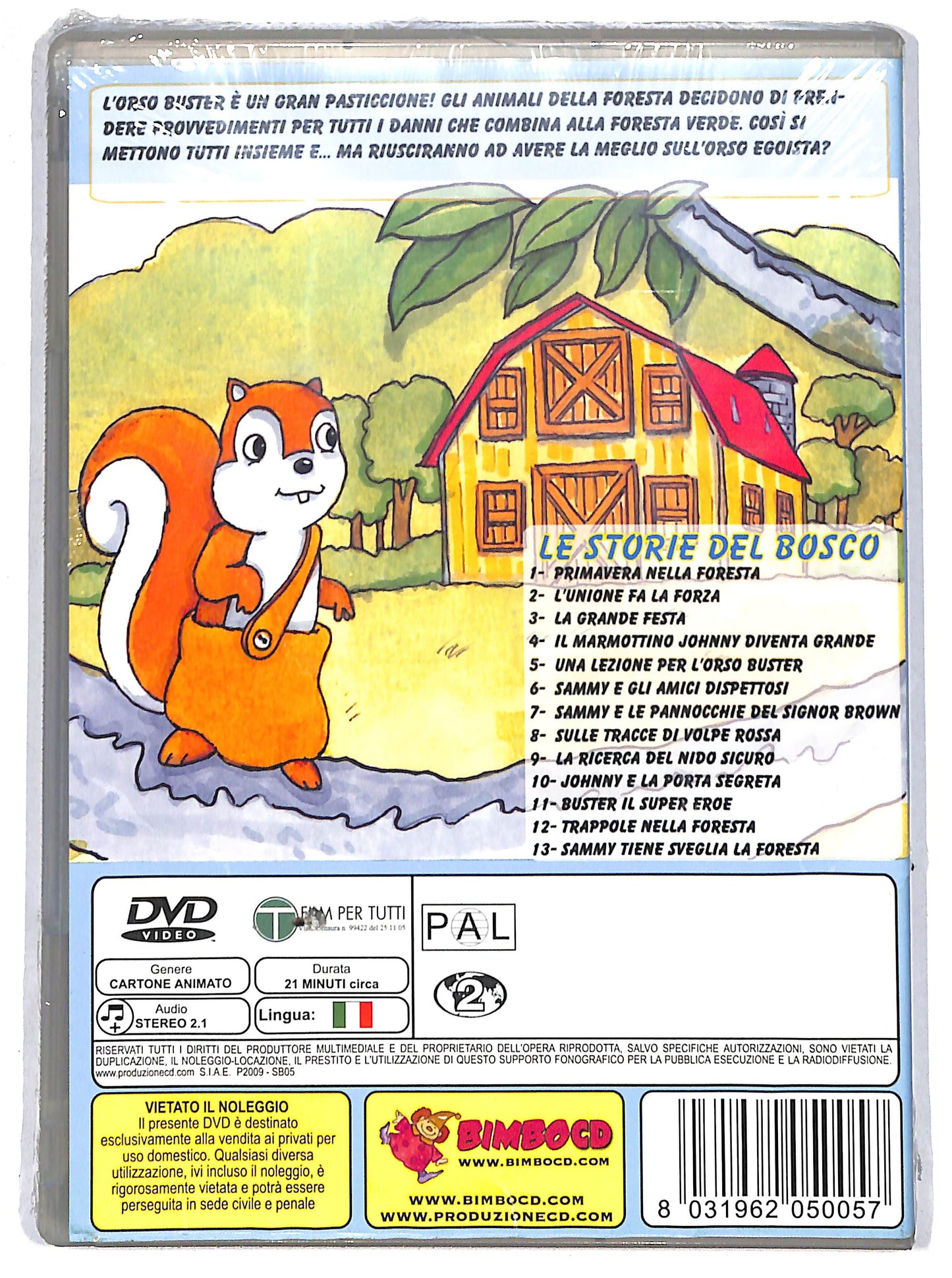 EBOND le storie del bosco una lezione per l'orso buster DVD DB605348