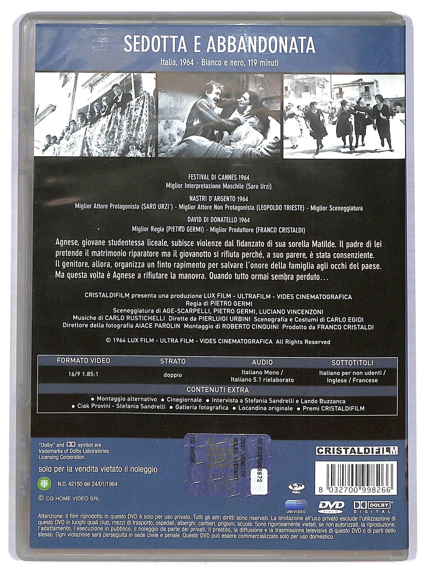 EBOND Sedotta E Abbandonata DVD DB605440