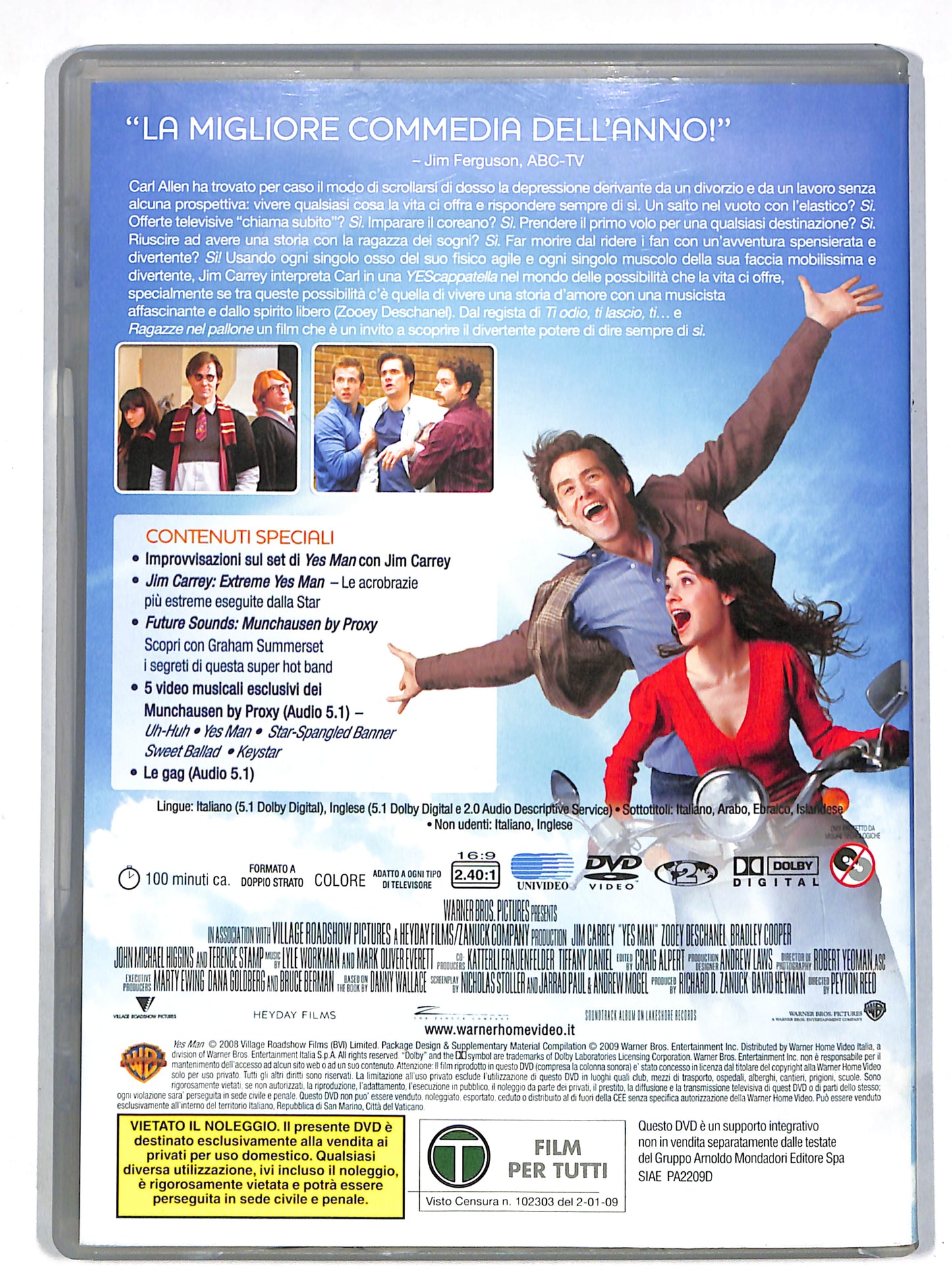 EBOND Yes Man EDITORIALE DVD DB605602