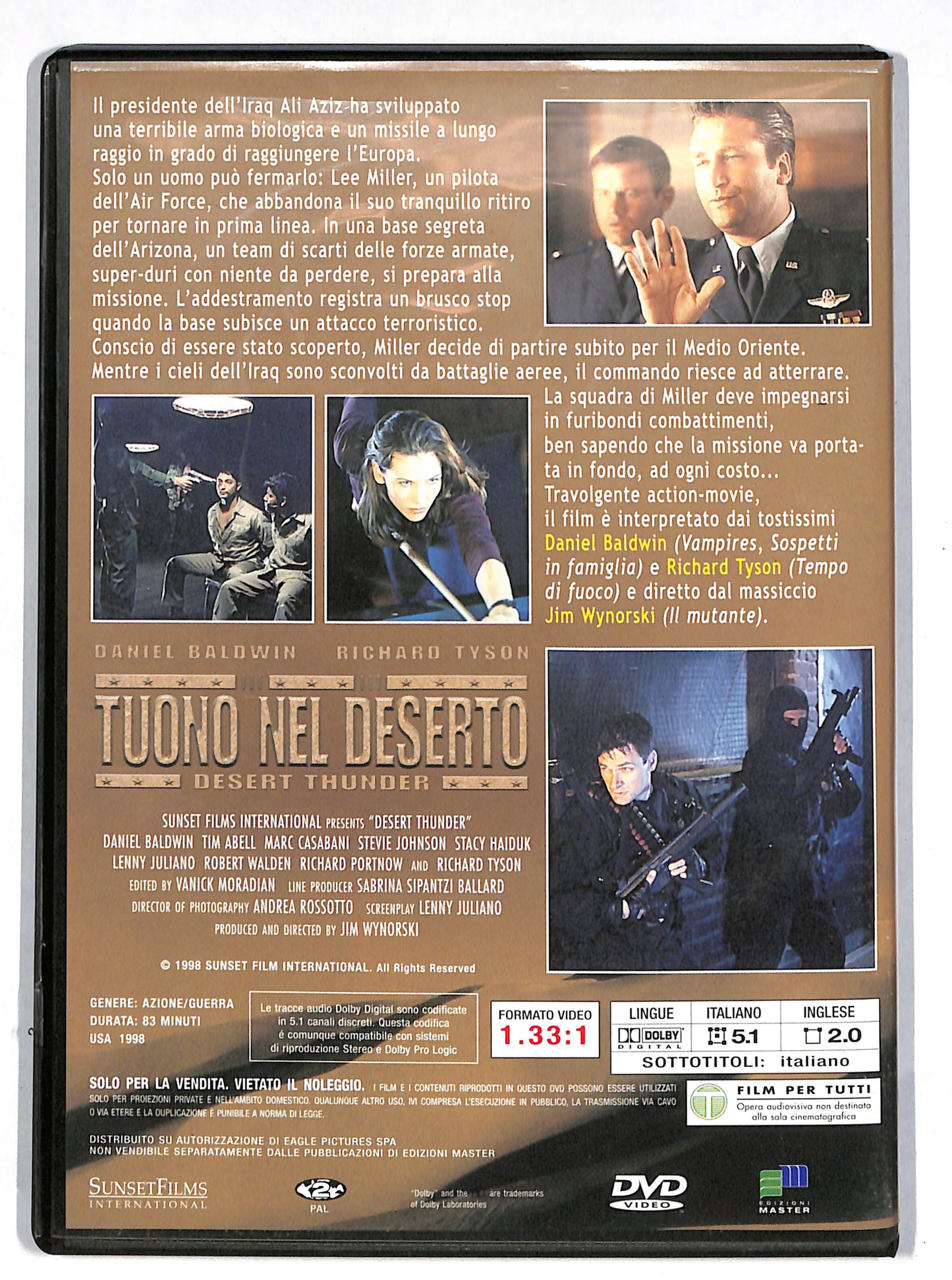 EBOND Tuono nel deserto EDITORIALE DVD DB605603