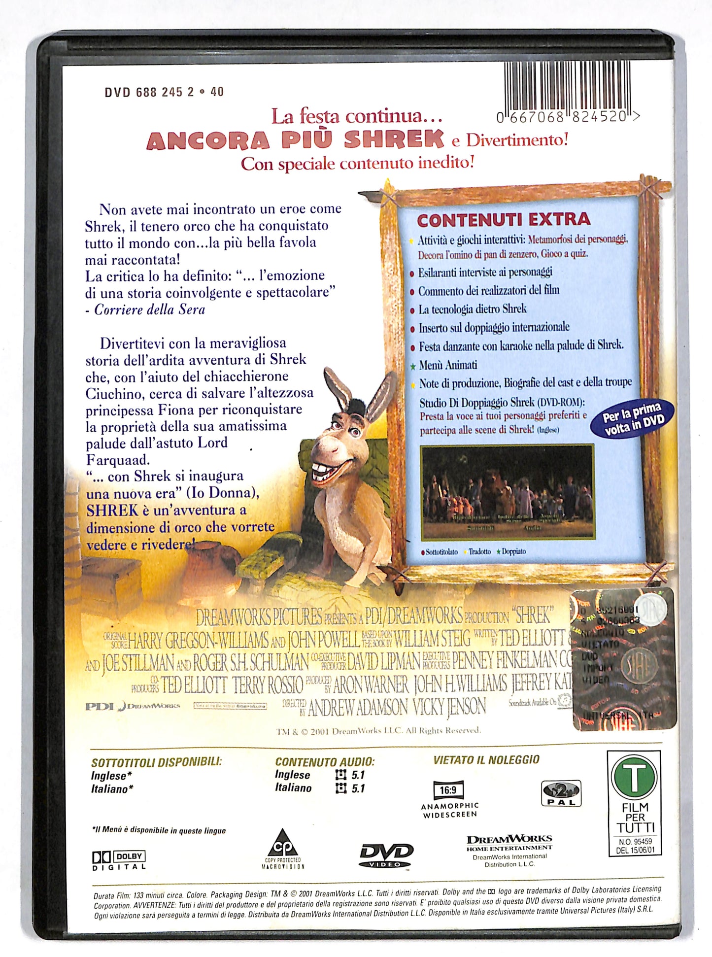 EBOND Shrek DVD DB605621