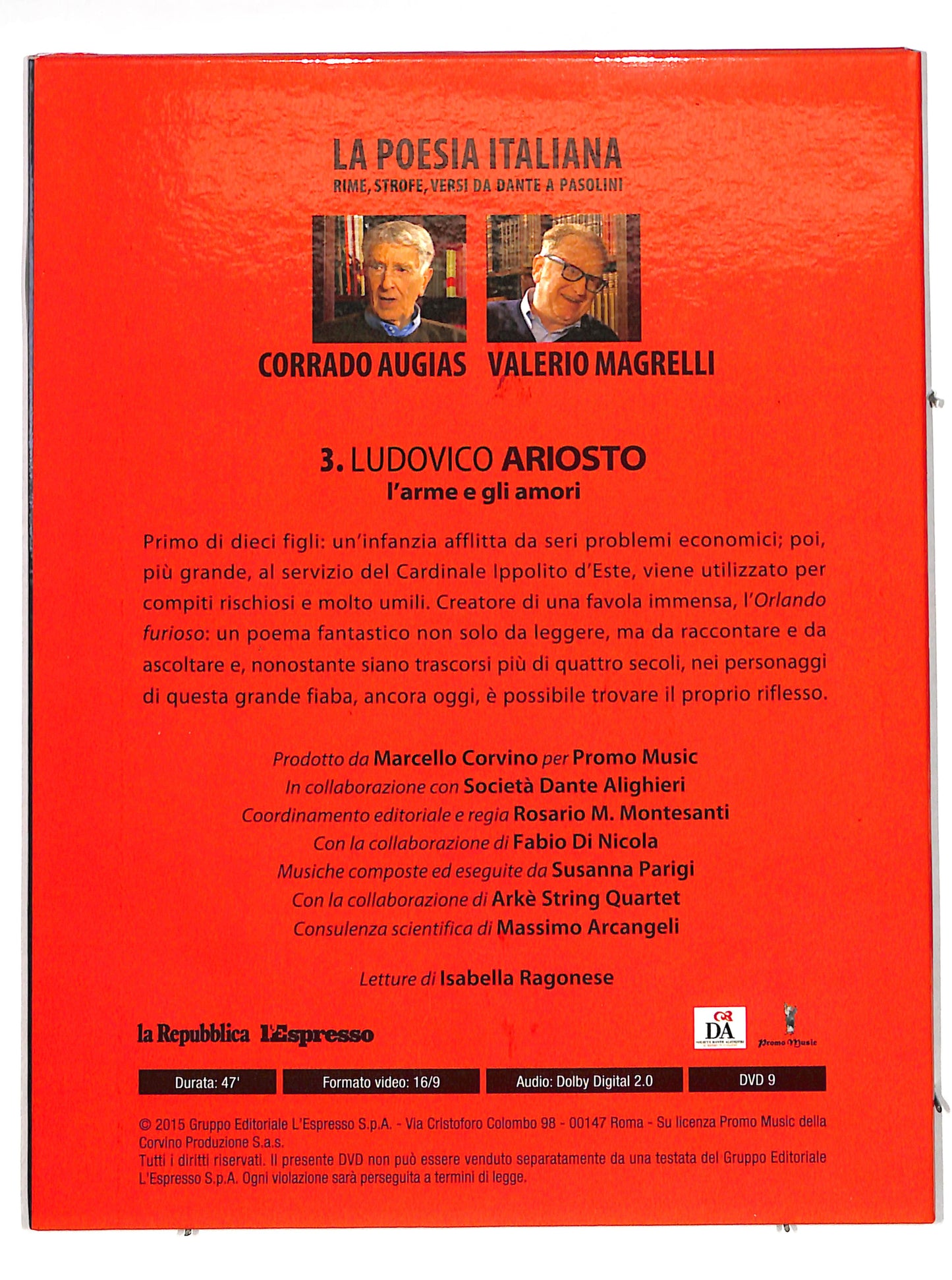 EBOND Ludovico ariosto - l'arme e gli amori vol 3 EDITORIALE DVD DB605632