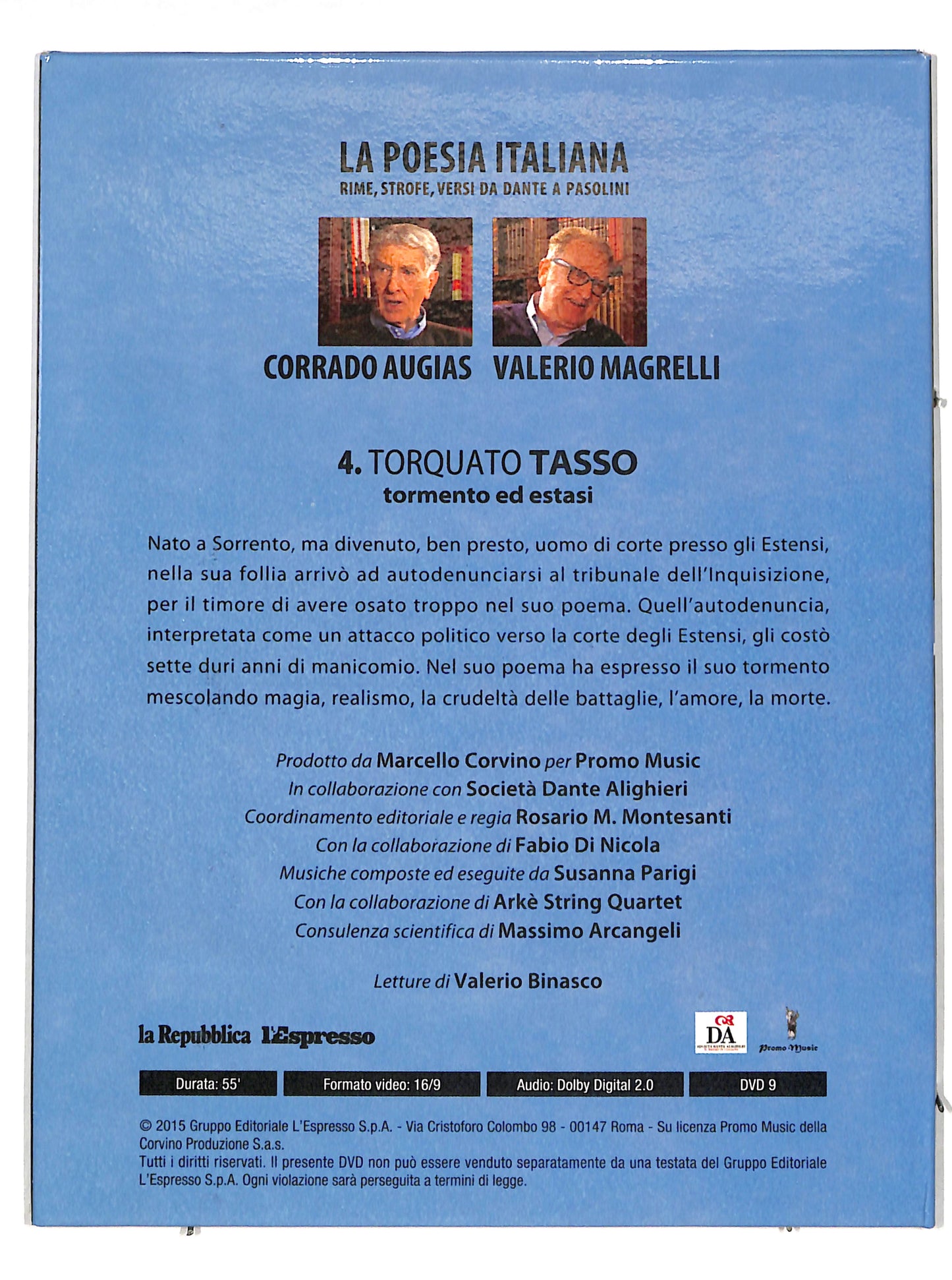 EBOND Torquato tasso - tormento ed estasi vol 4 EDITORIALE DVD DB605633