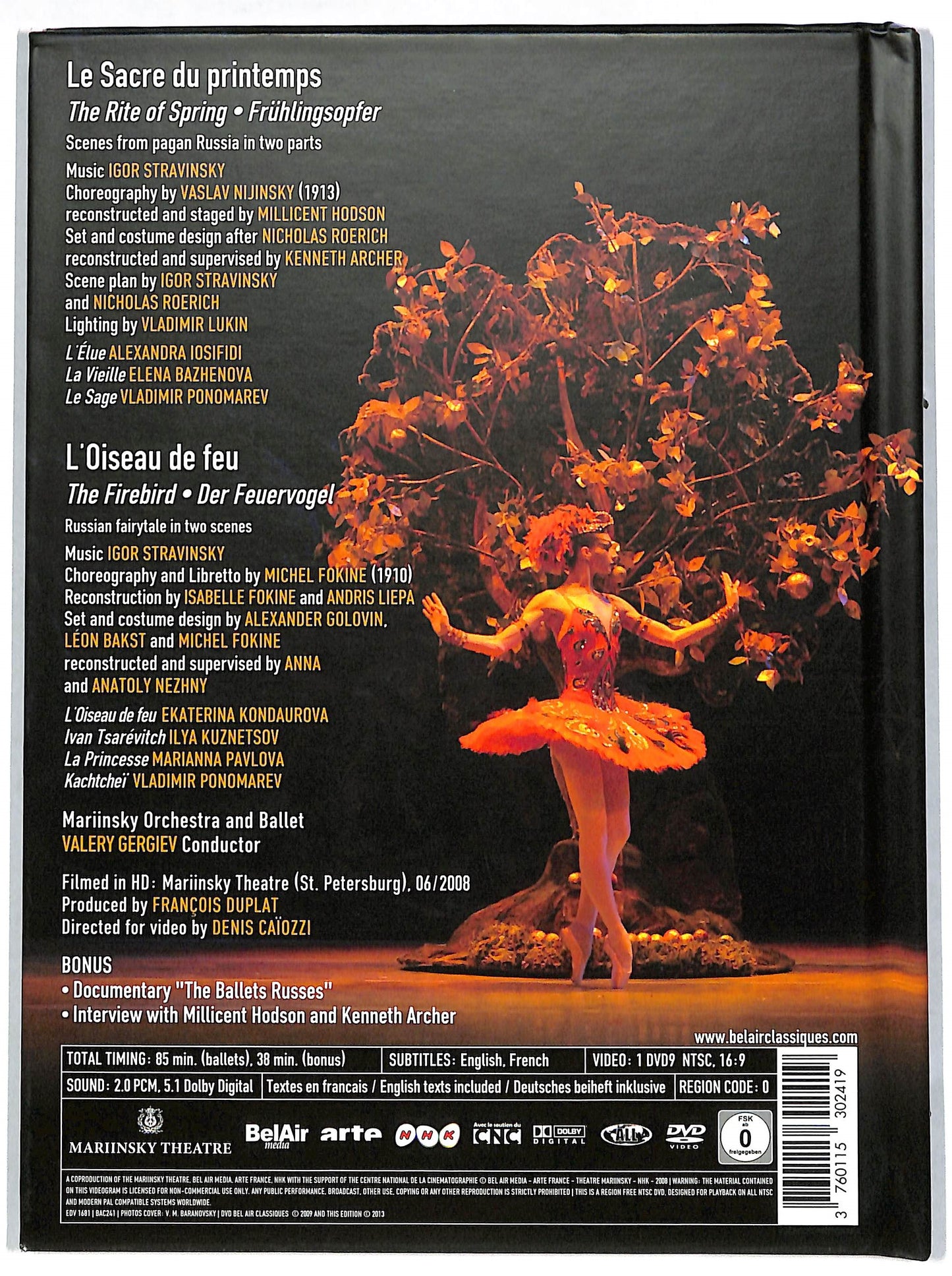 EBOND Le sacre du printemps - Stravinsky DIGIBOOK DVD DB605637