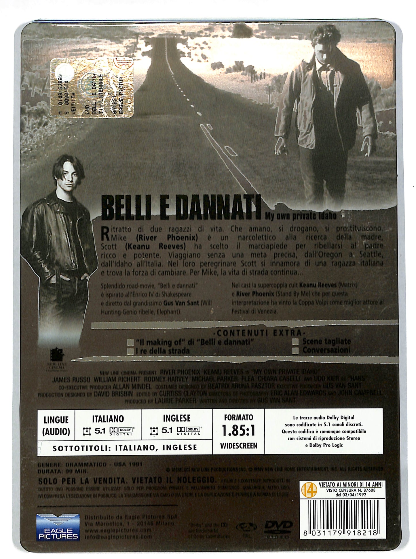 EBOND Belli e dannati STEELBOOK DVD DB605640