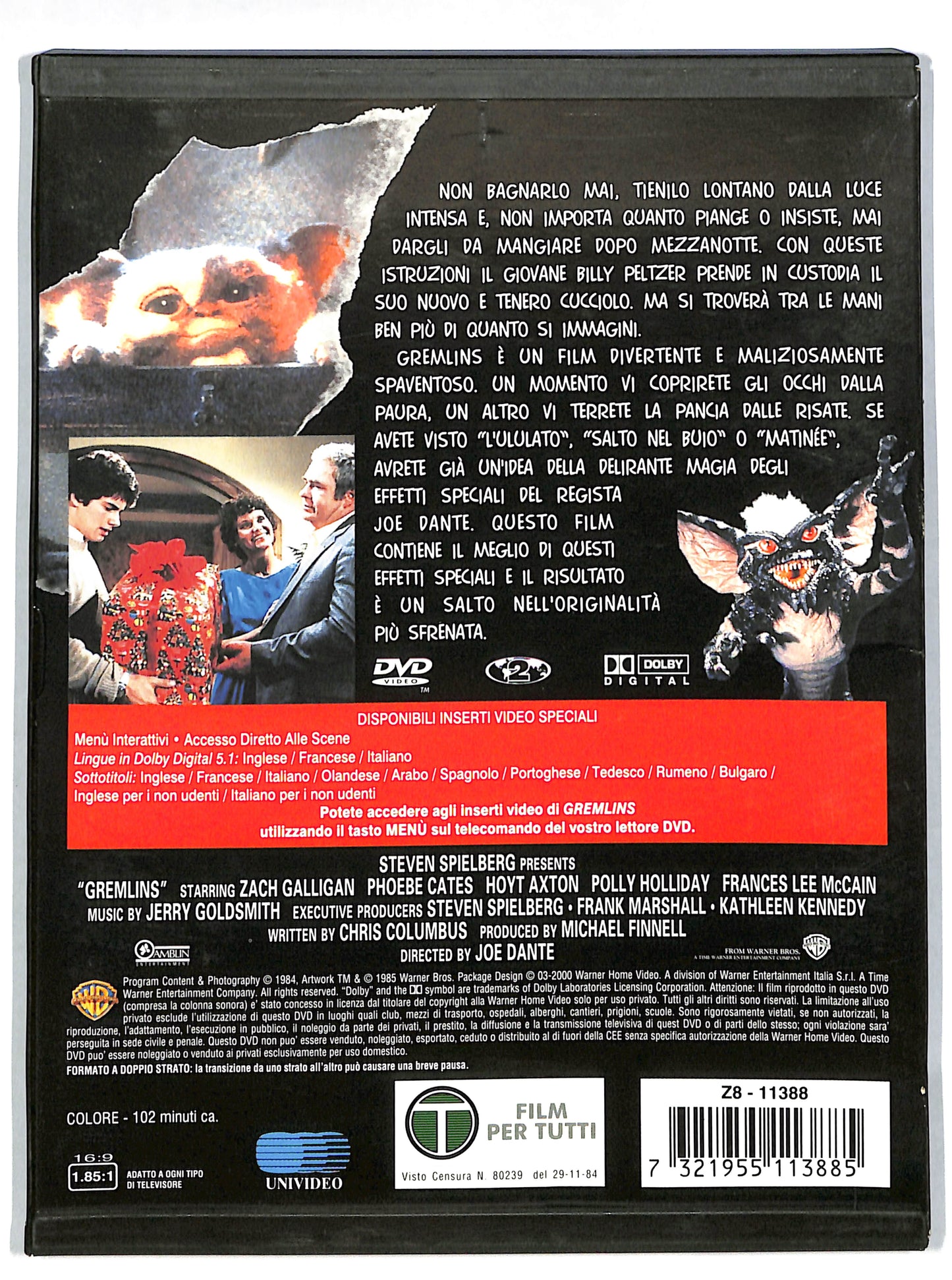 EBOND Gremlins SNAPPER DVD DB605647