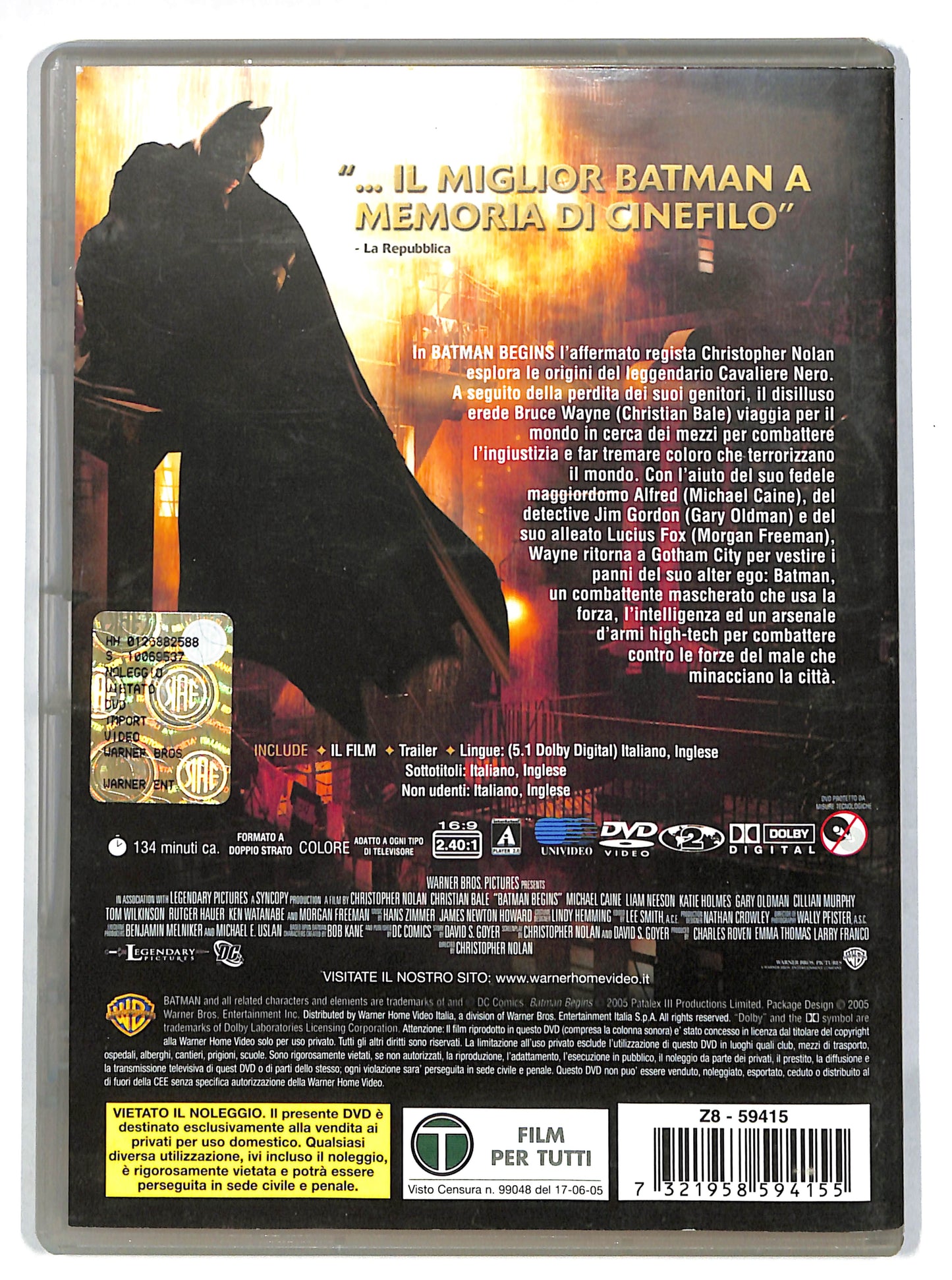 EBOND Batman Begins DVD DB605652